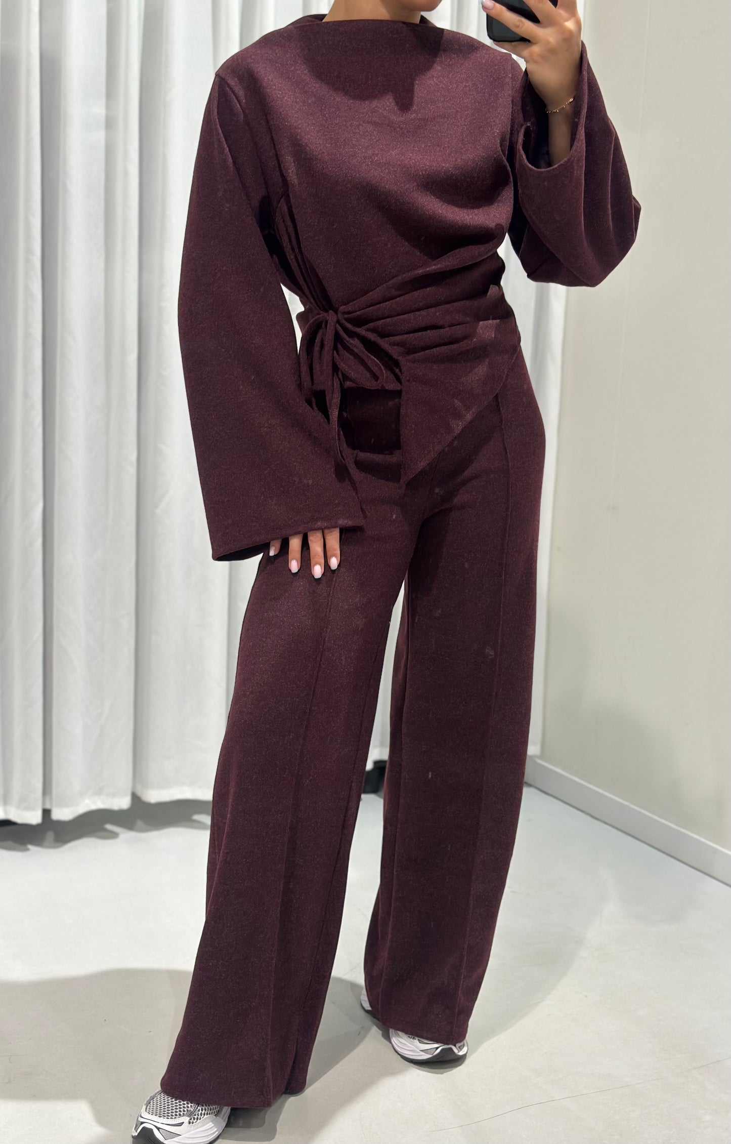 Marina 2 piece set burgundy