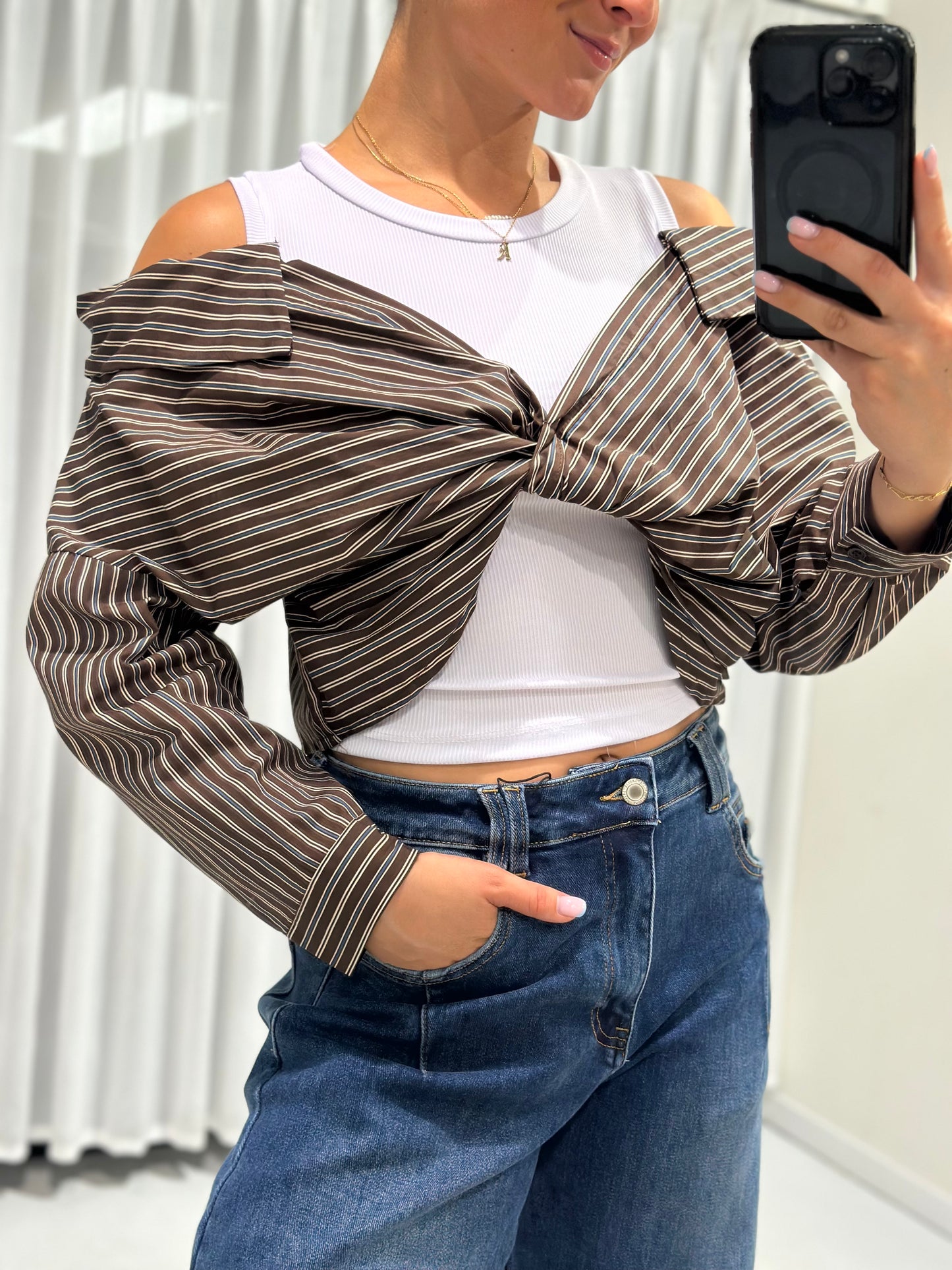 Willie blouse brown