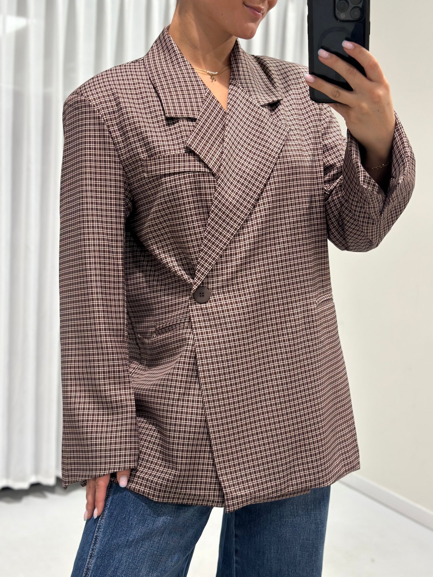 Izzy blazer brown