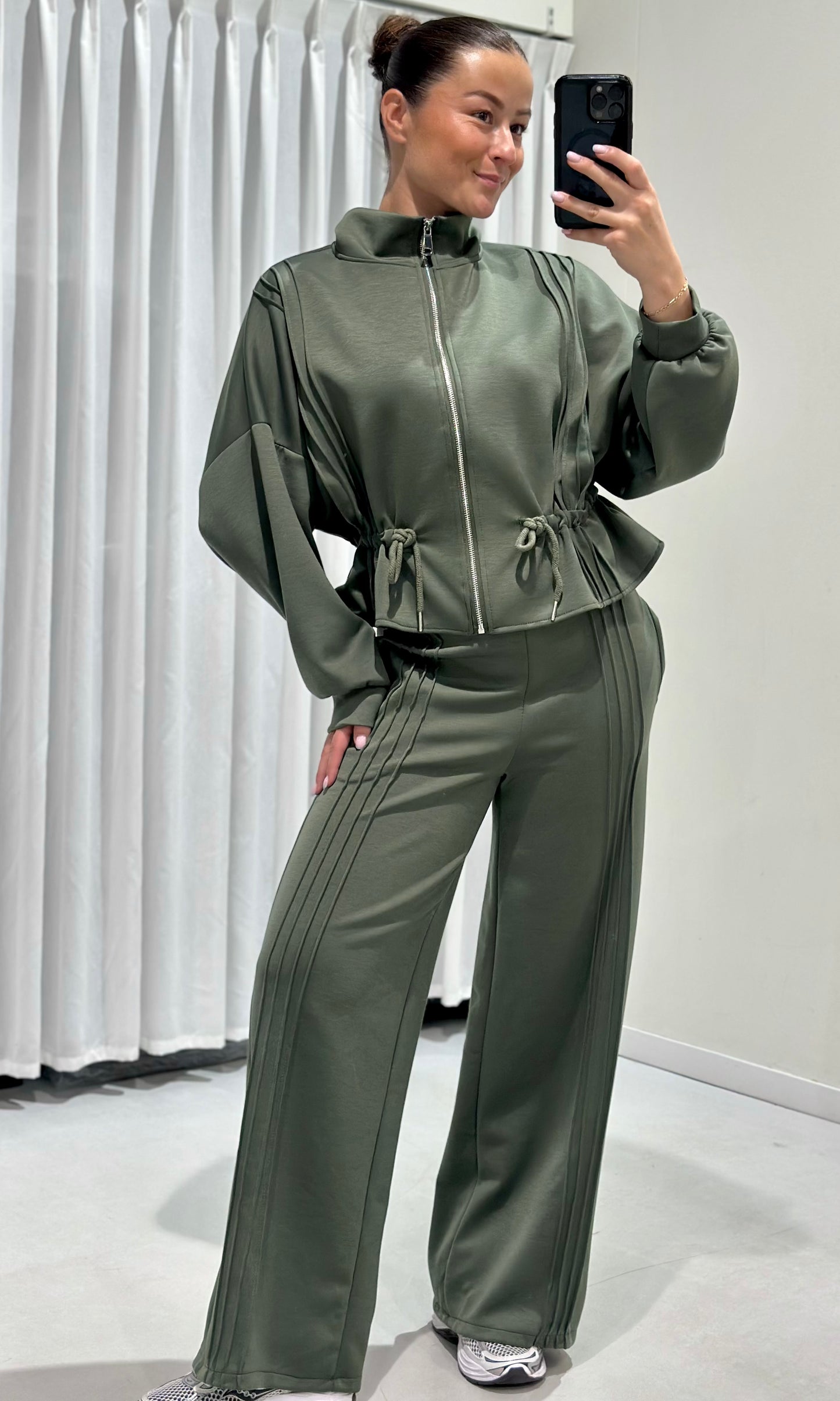Anneke 2 piece set green