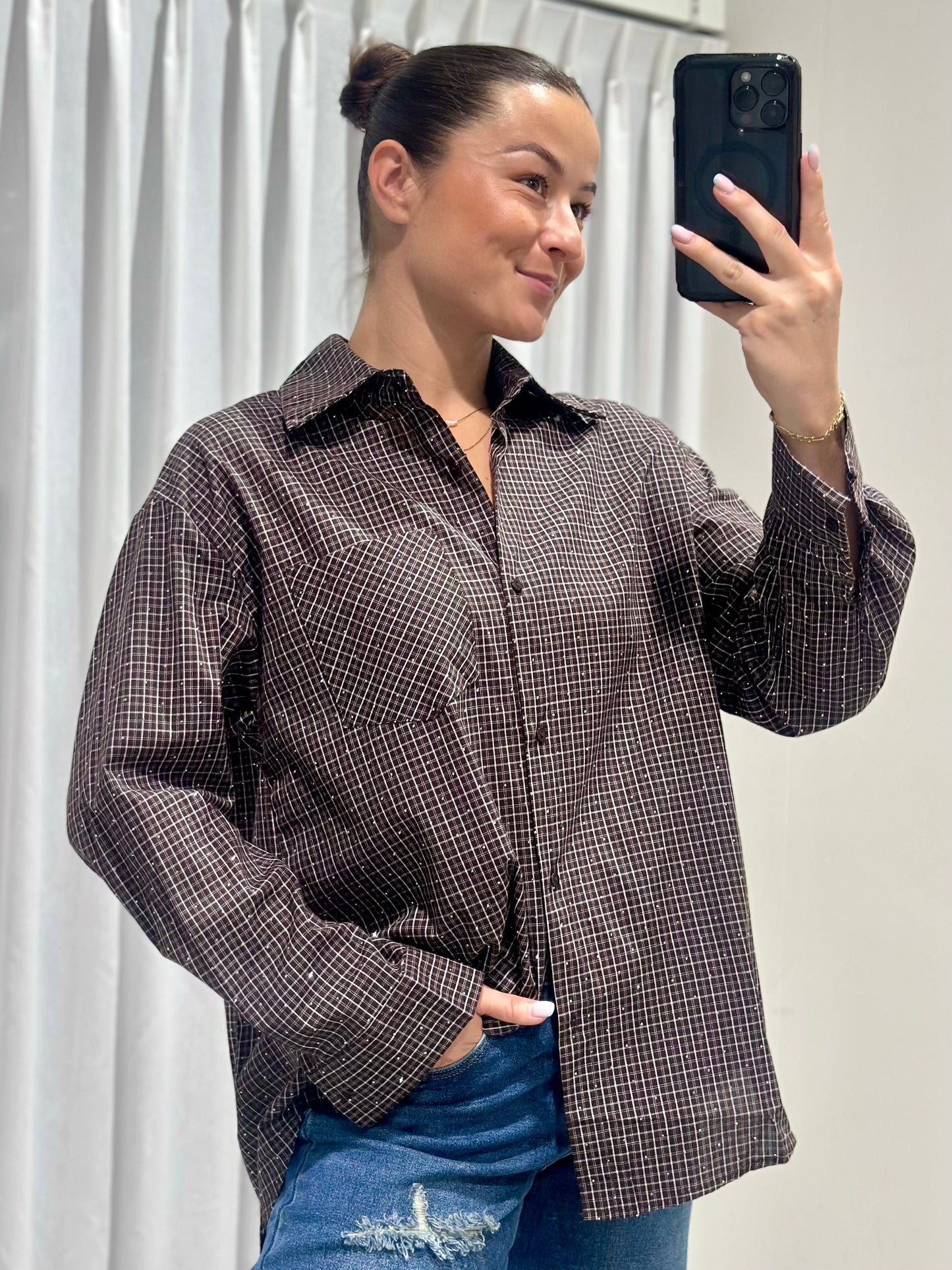 Linda blouse brown