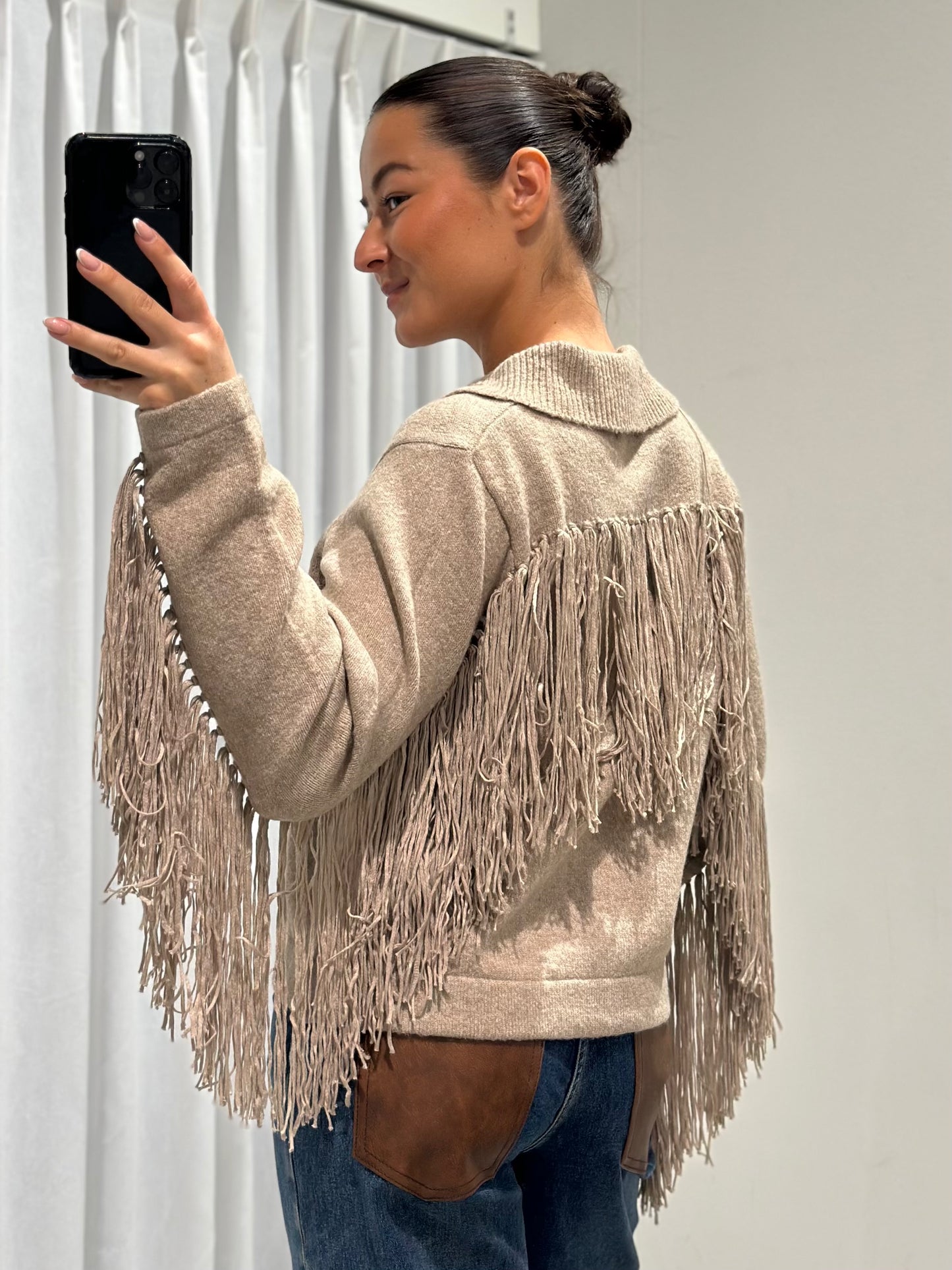 Cece trui taupe
