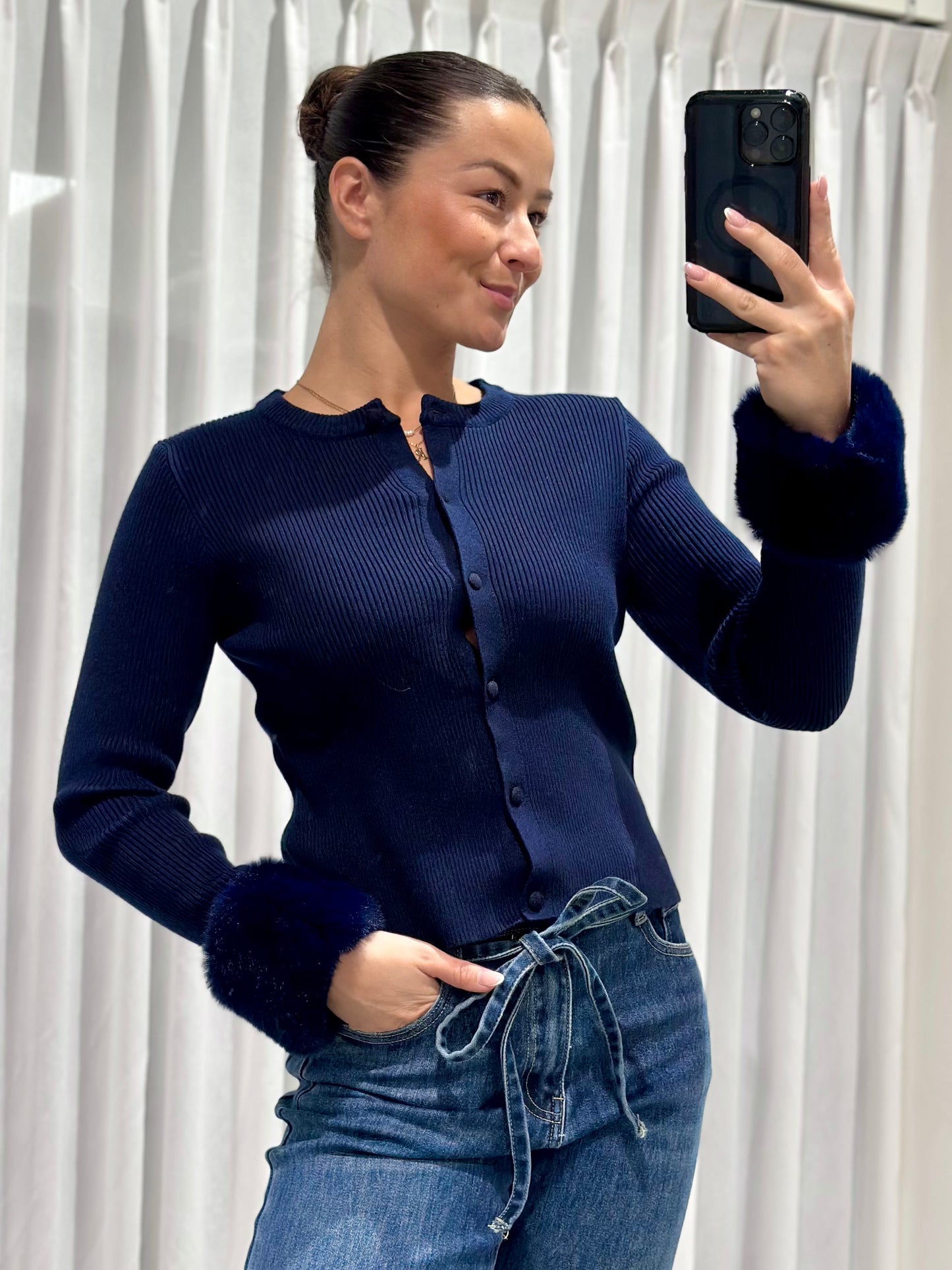 Blair top blue