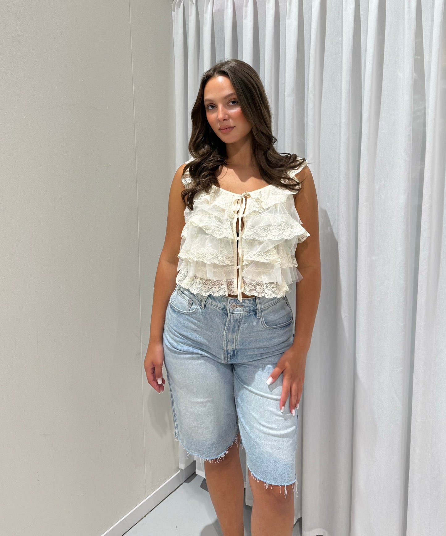Madelief top beige