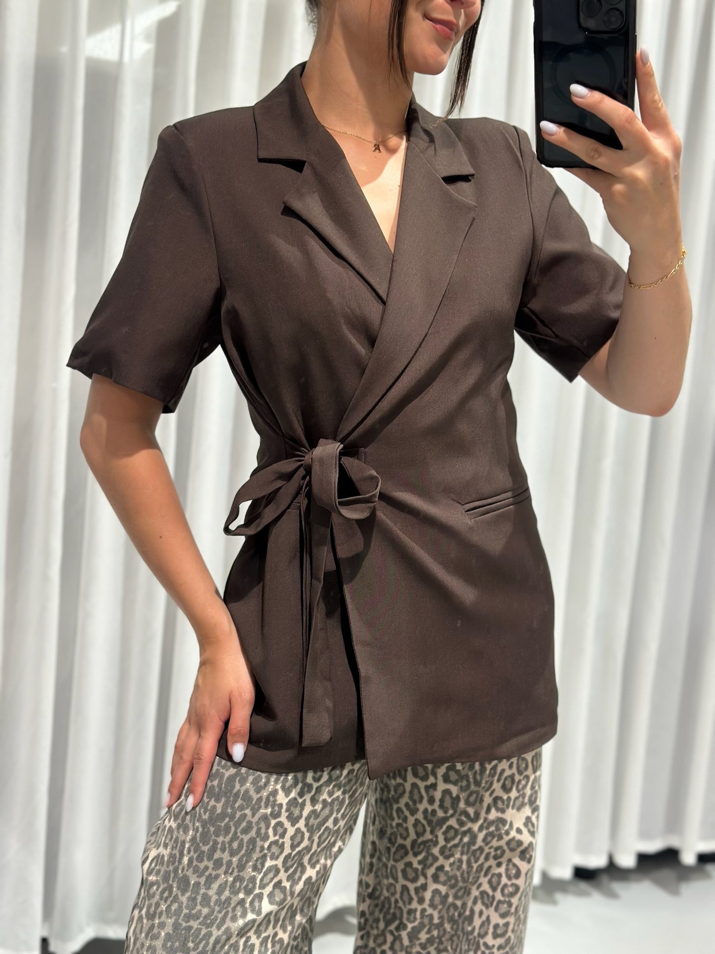 Florence blazer brown