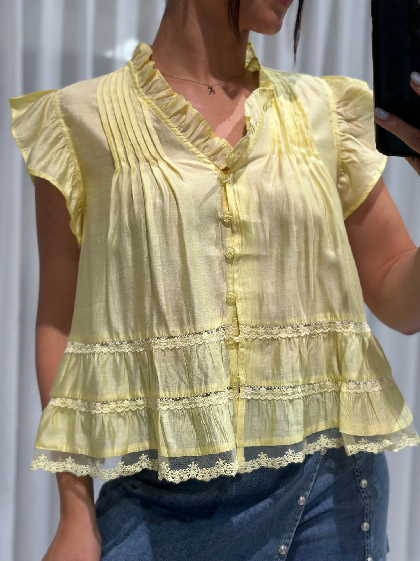 Paula blouse yellow