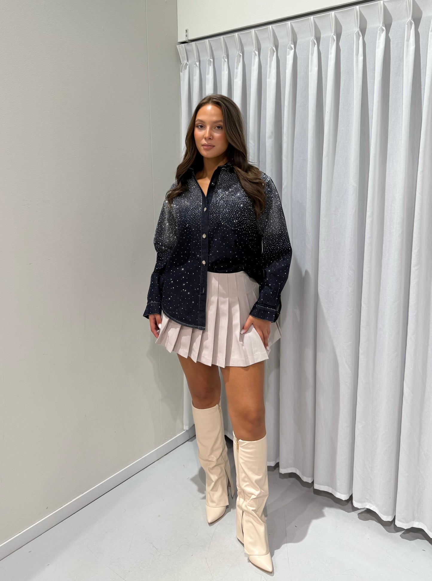 Bobbi glitter blouse