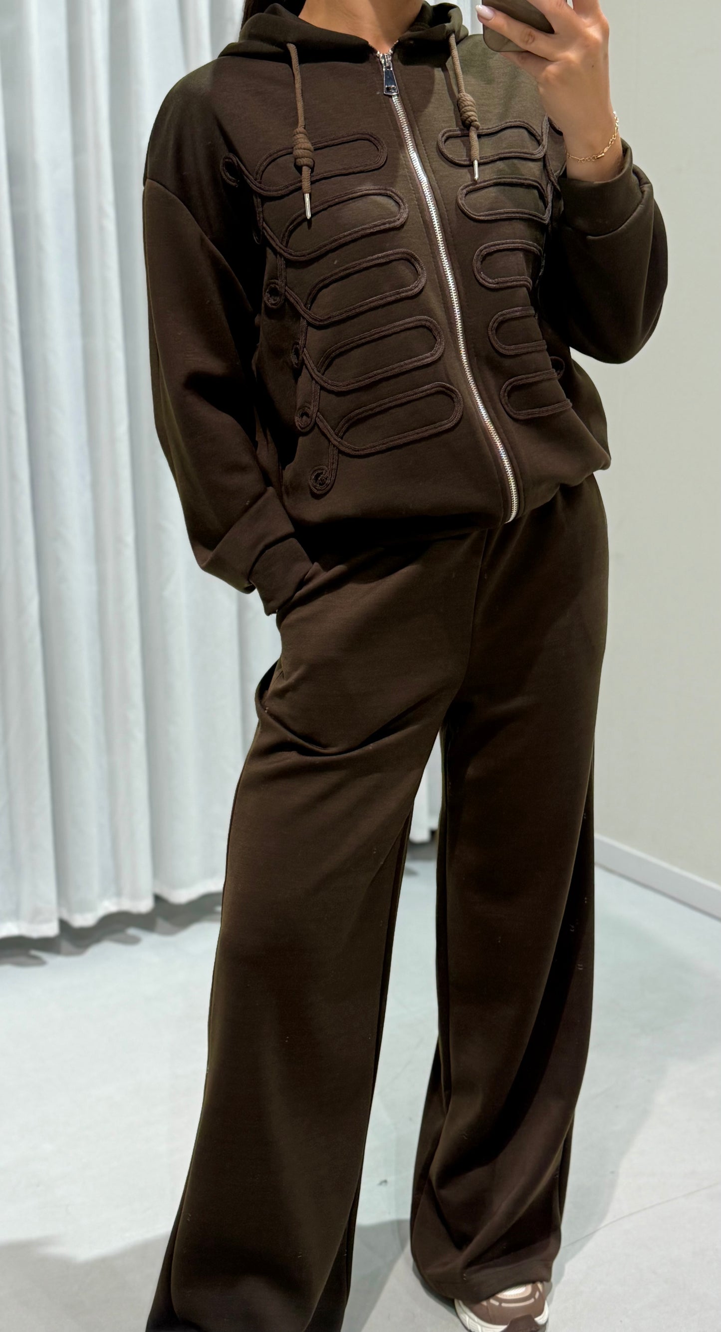 Jayde 2 piece set brown