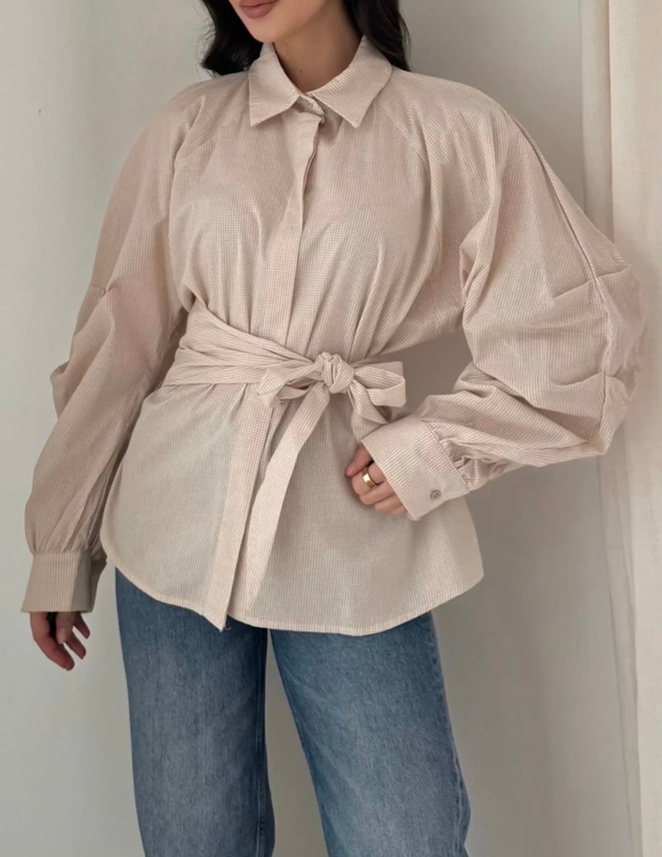 Lonneke blouse beige