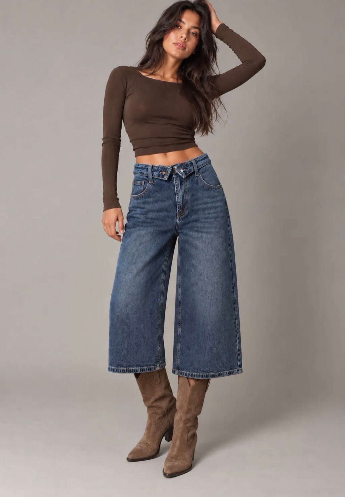 Soraya jorts denim blue