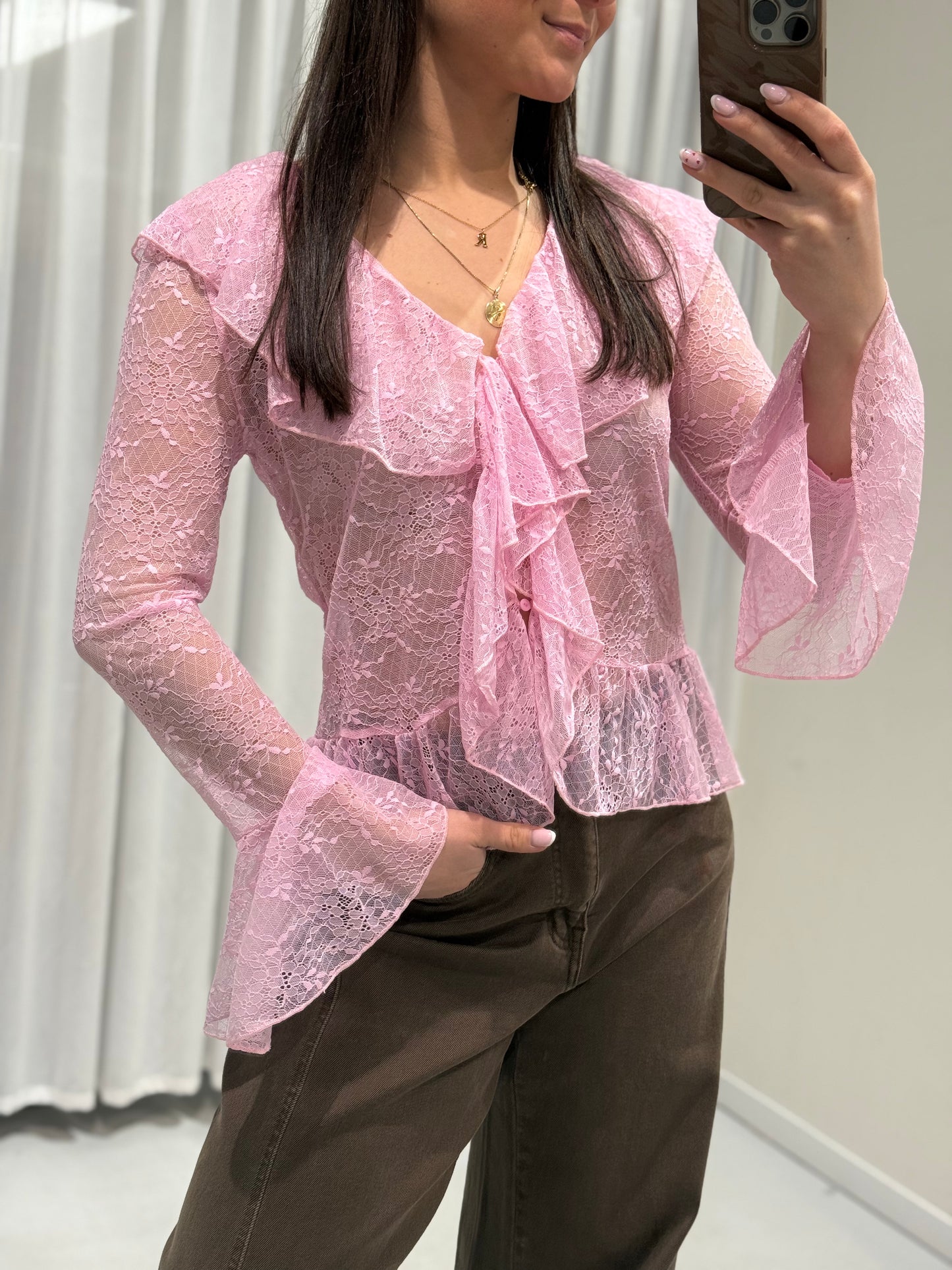 Amina top pink