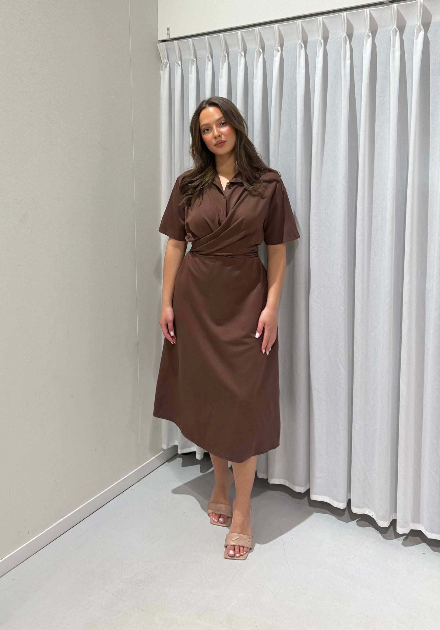 Gio dress brown
