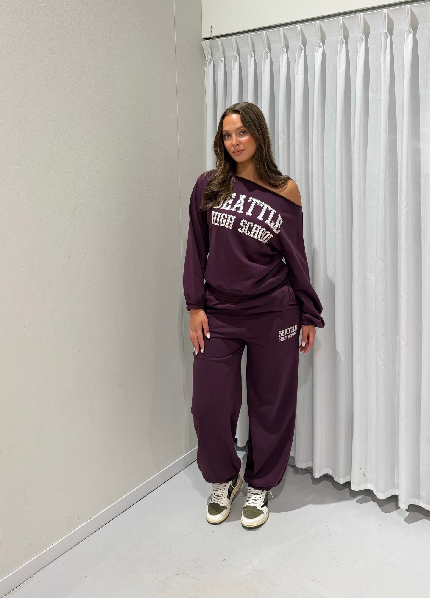 Seattle 2 piece set burgundy