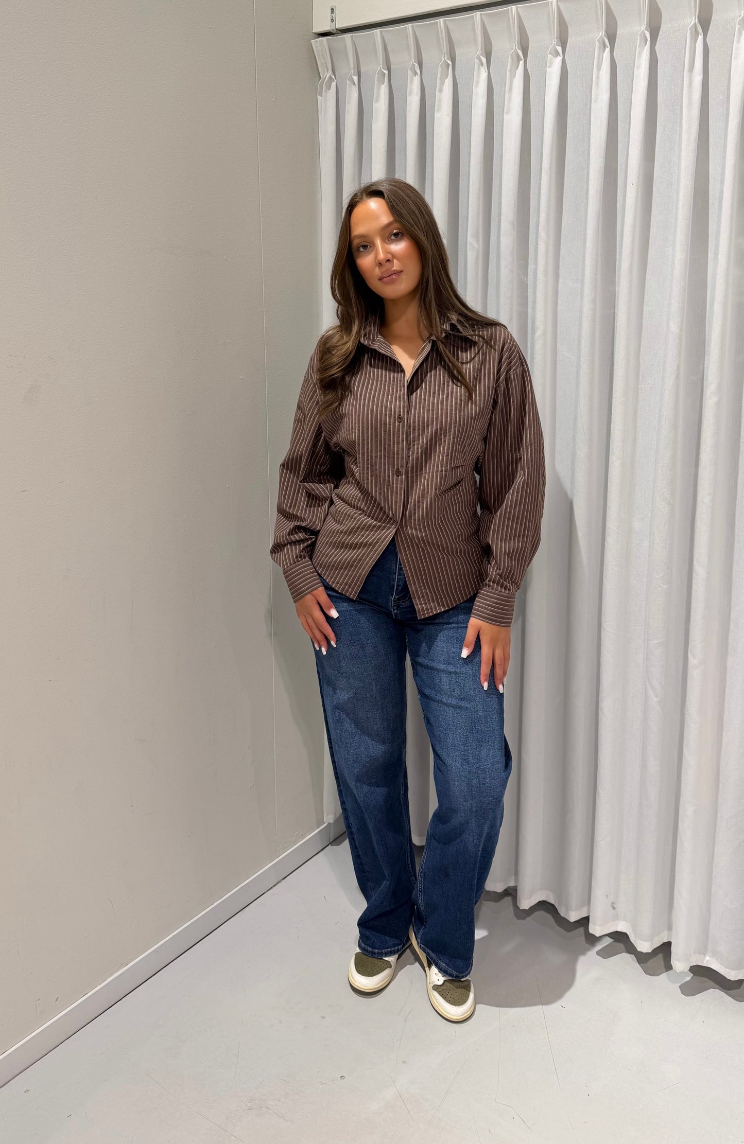 Cora blouse brown