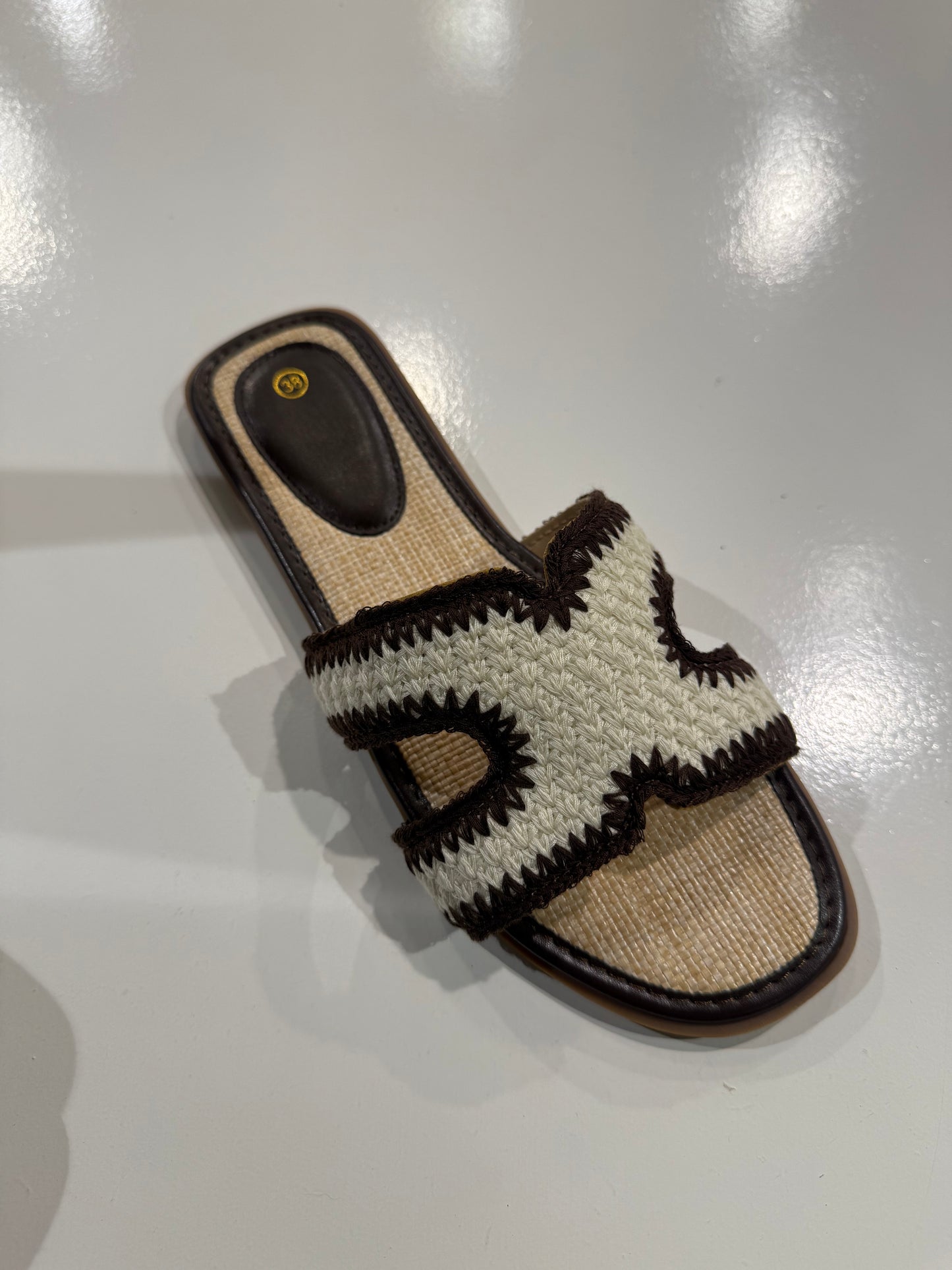 Bella slippers brown