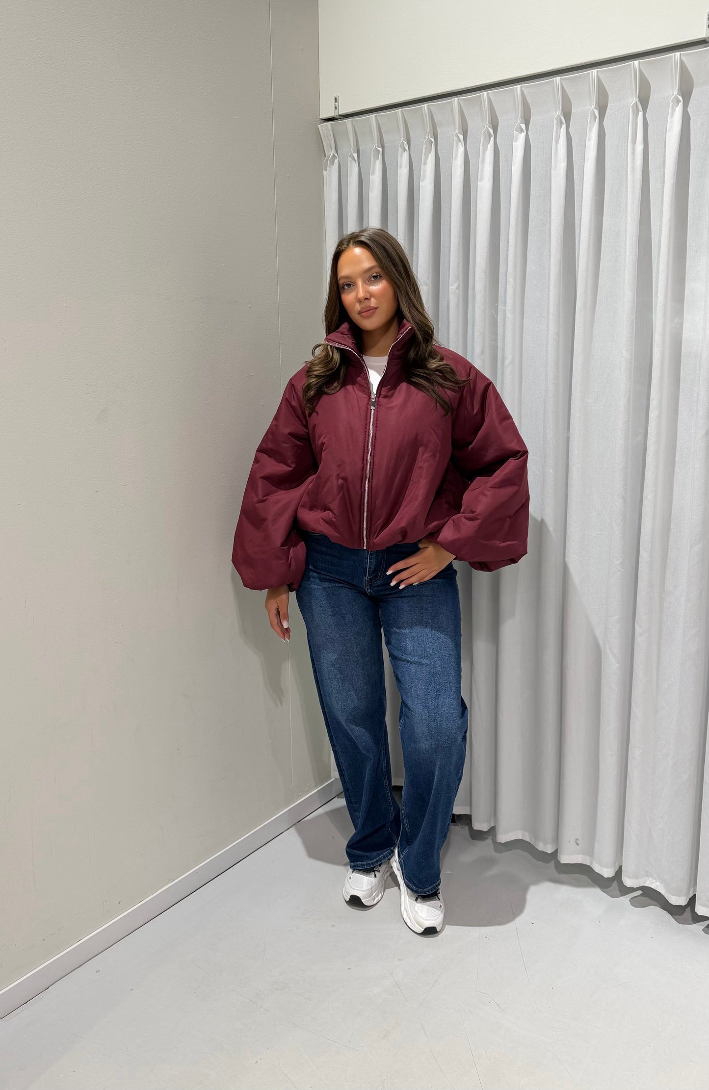Anika jacket burgundy