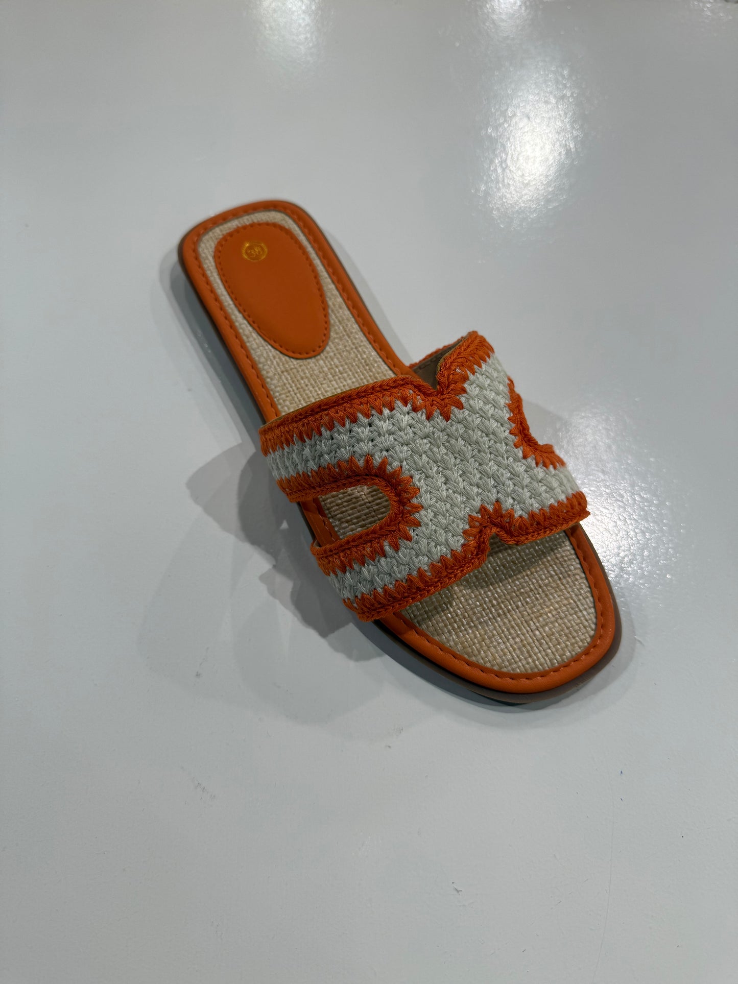 Bella slippers orange