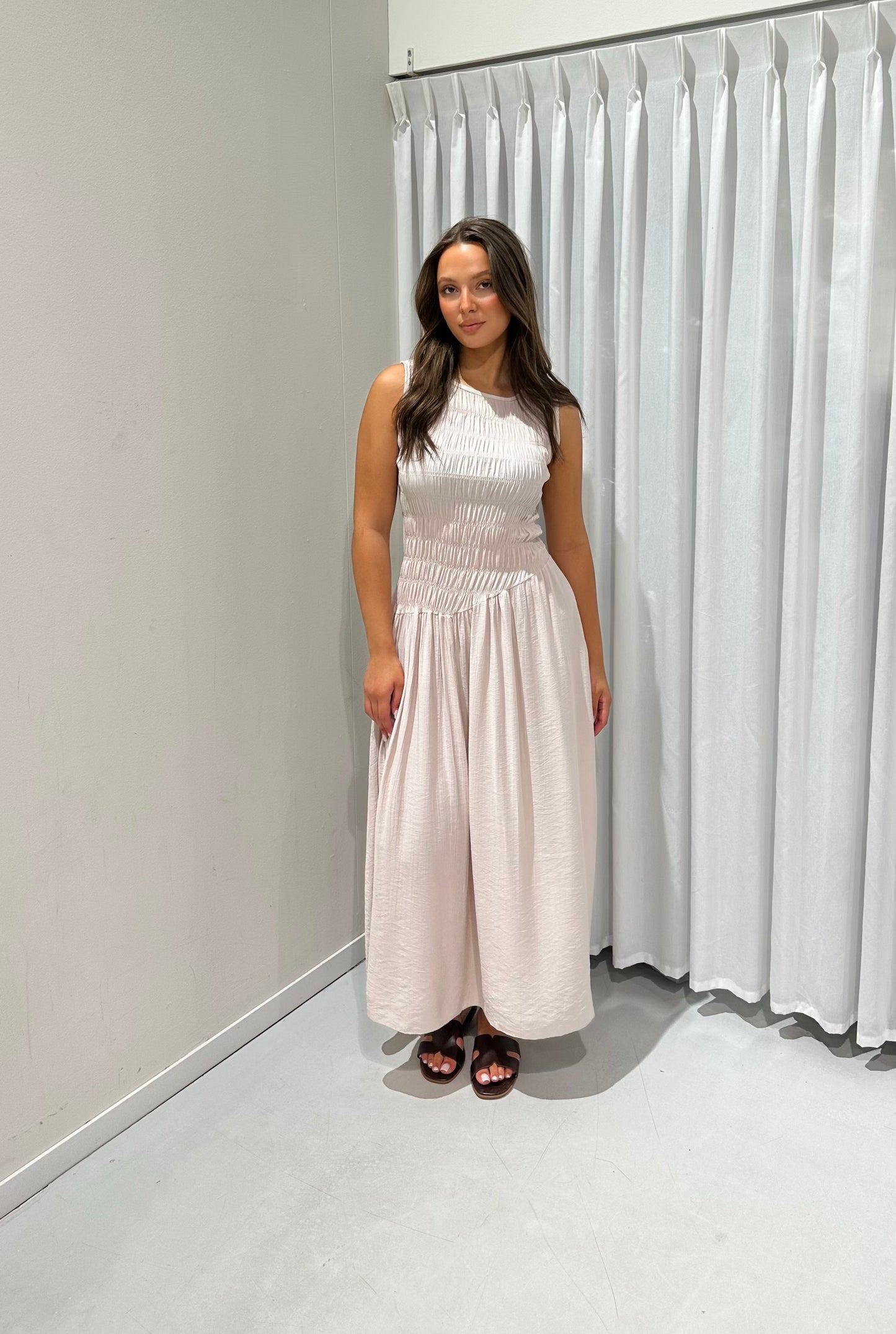 Moos dress beige