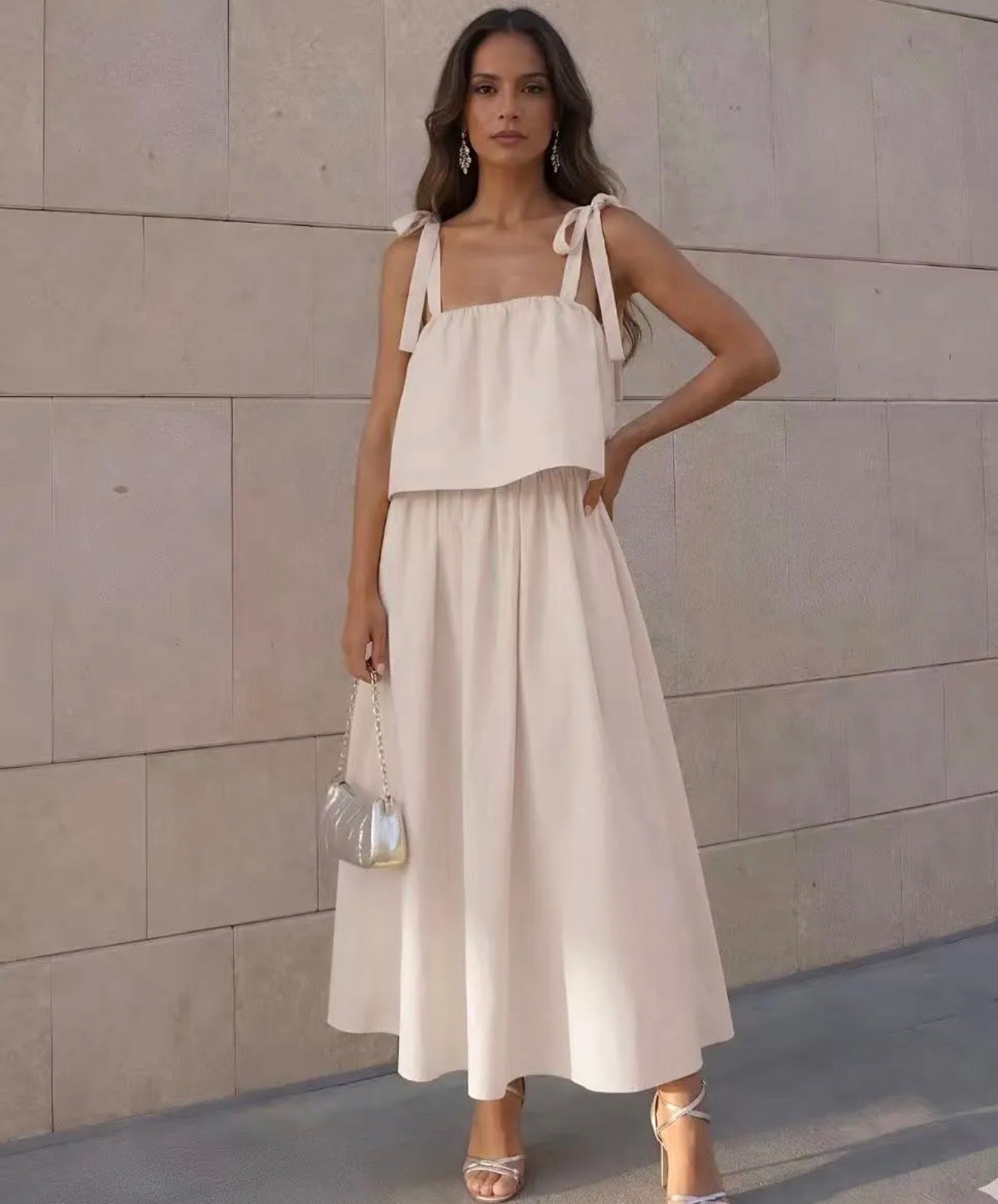 Nathalie dress beige