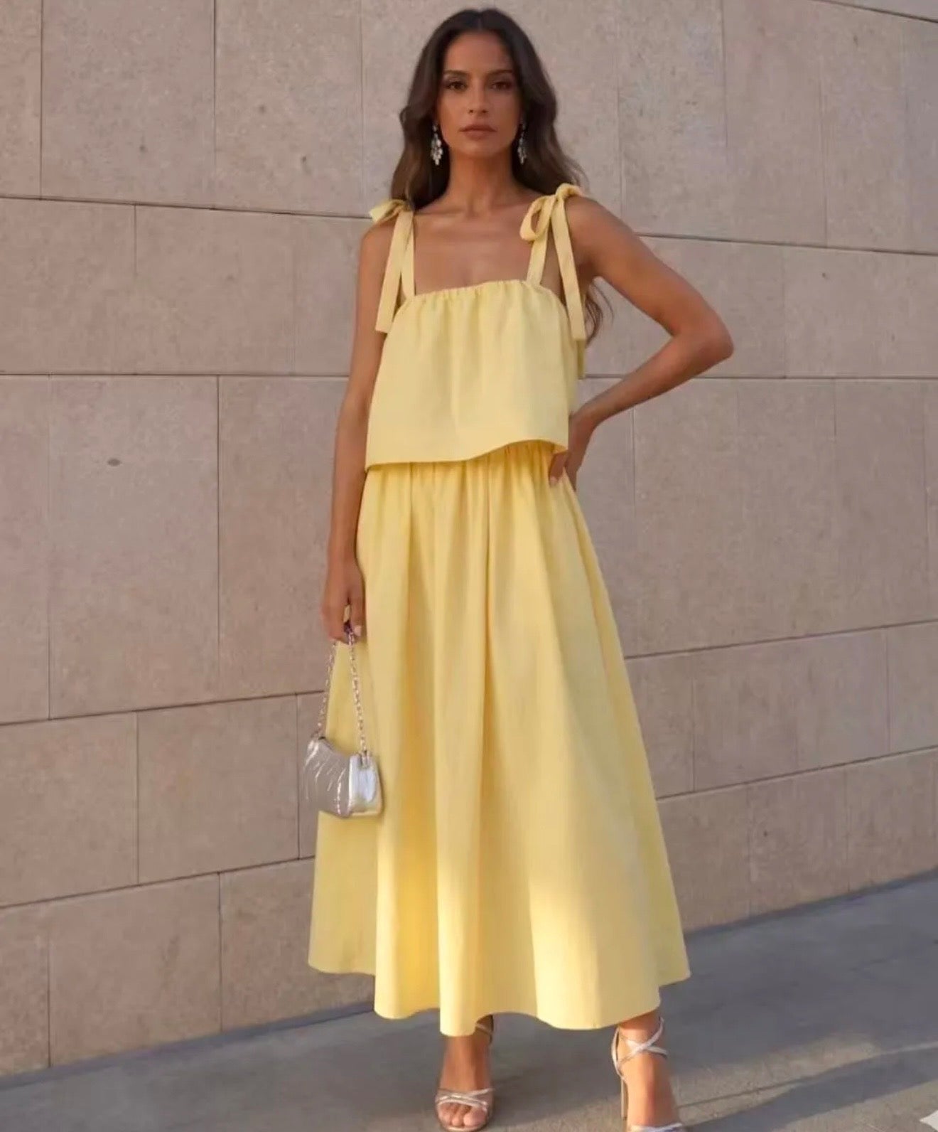 Nathalie dress yellow