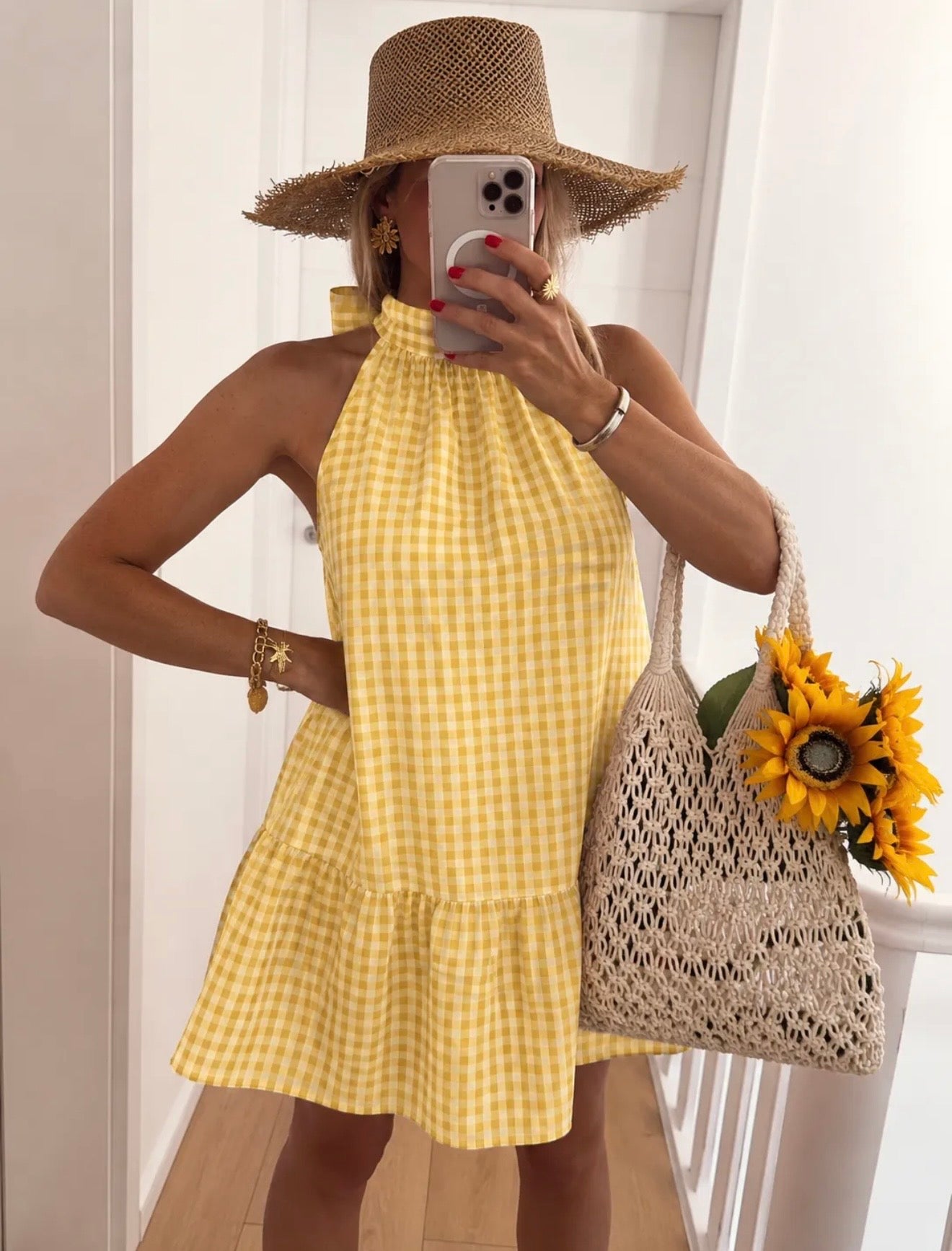 Nina dress yellow