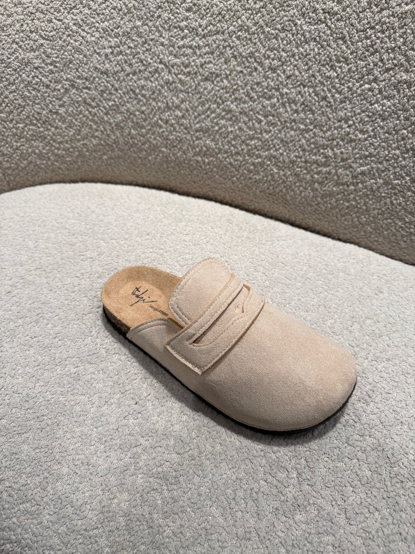 Lieke mules beige