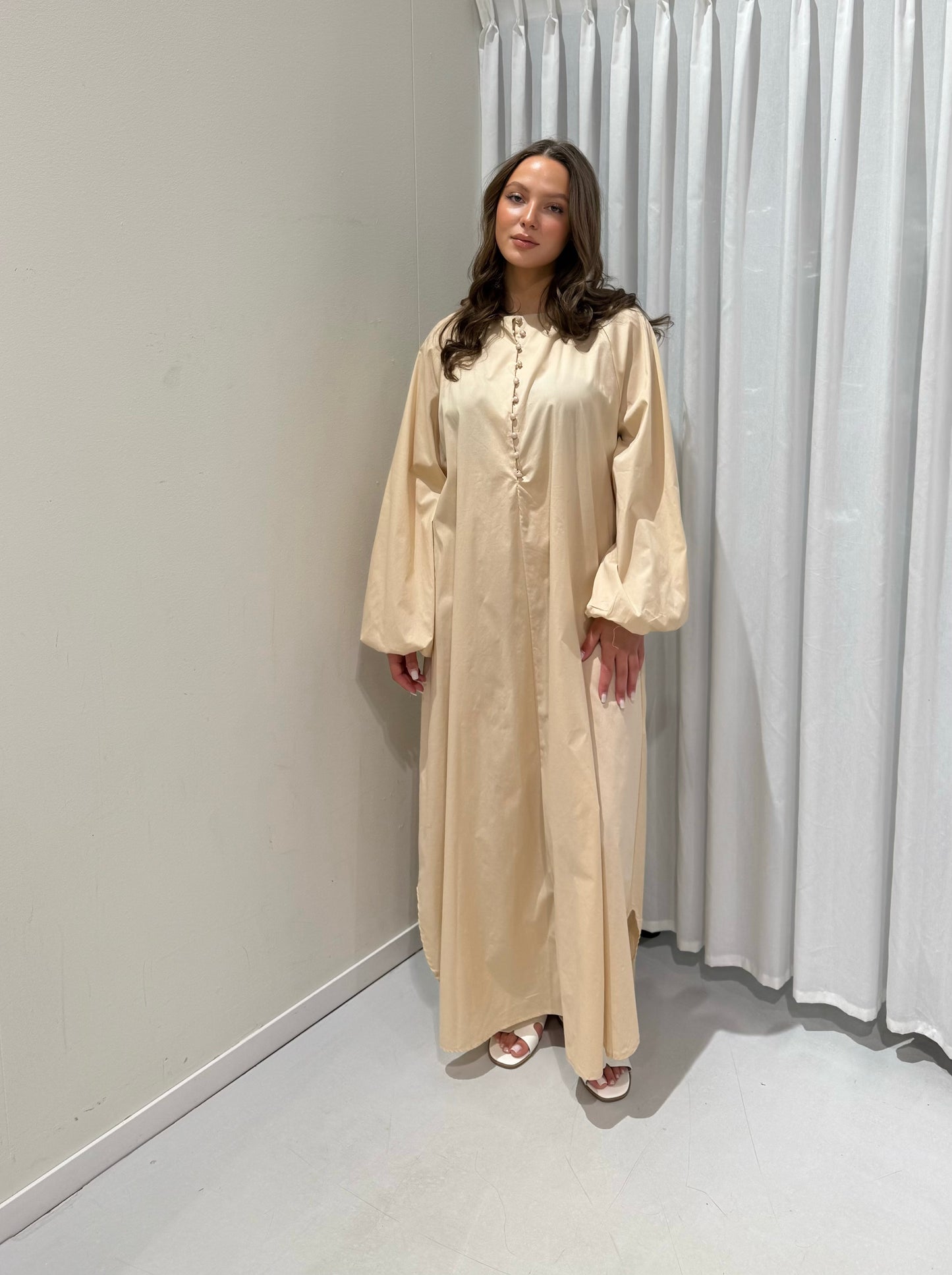 Riffi dress taupe