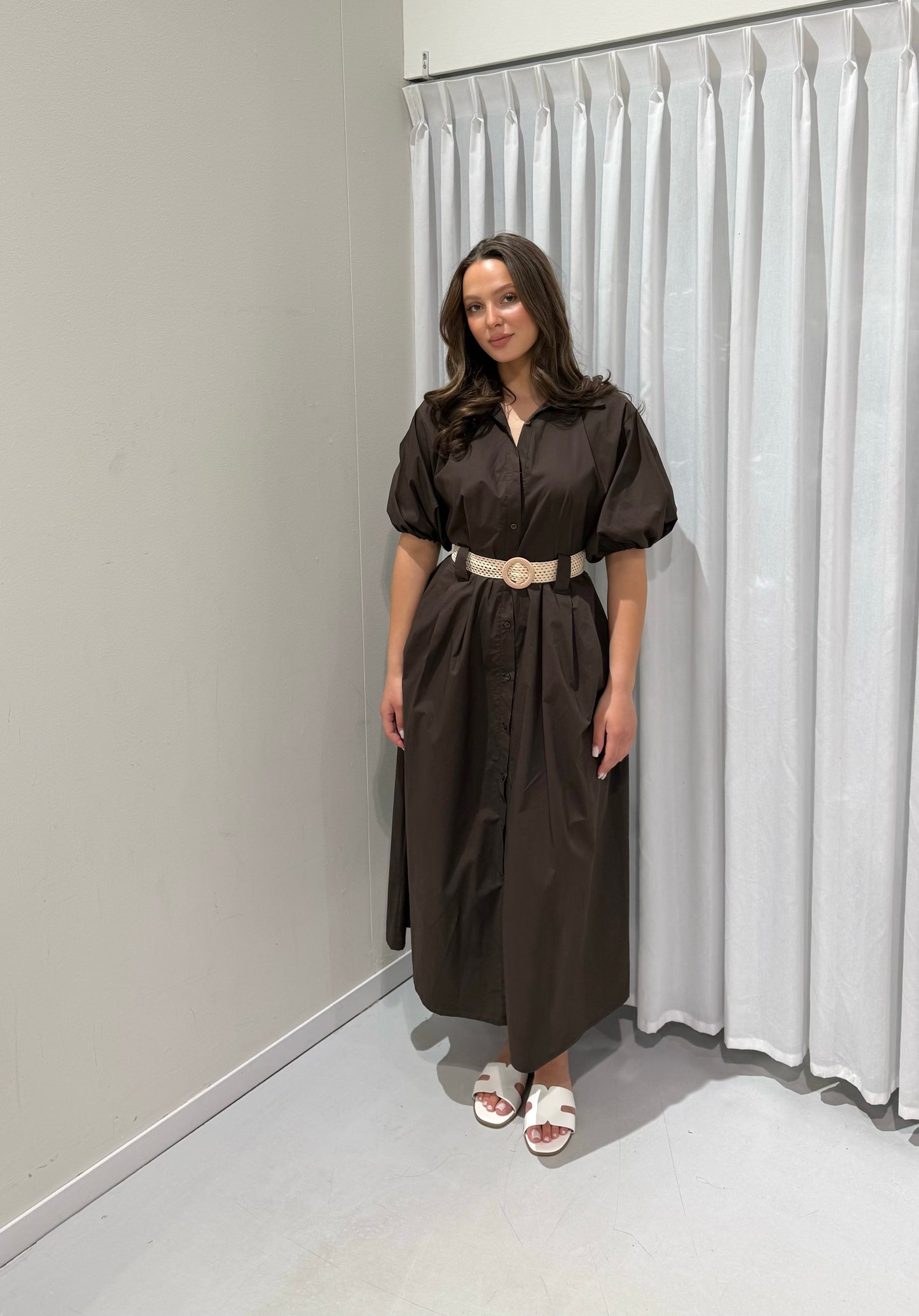 Maggy dress brown