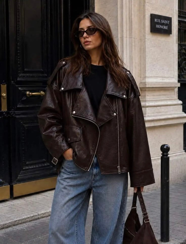 Amber jacket brown