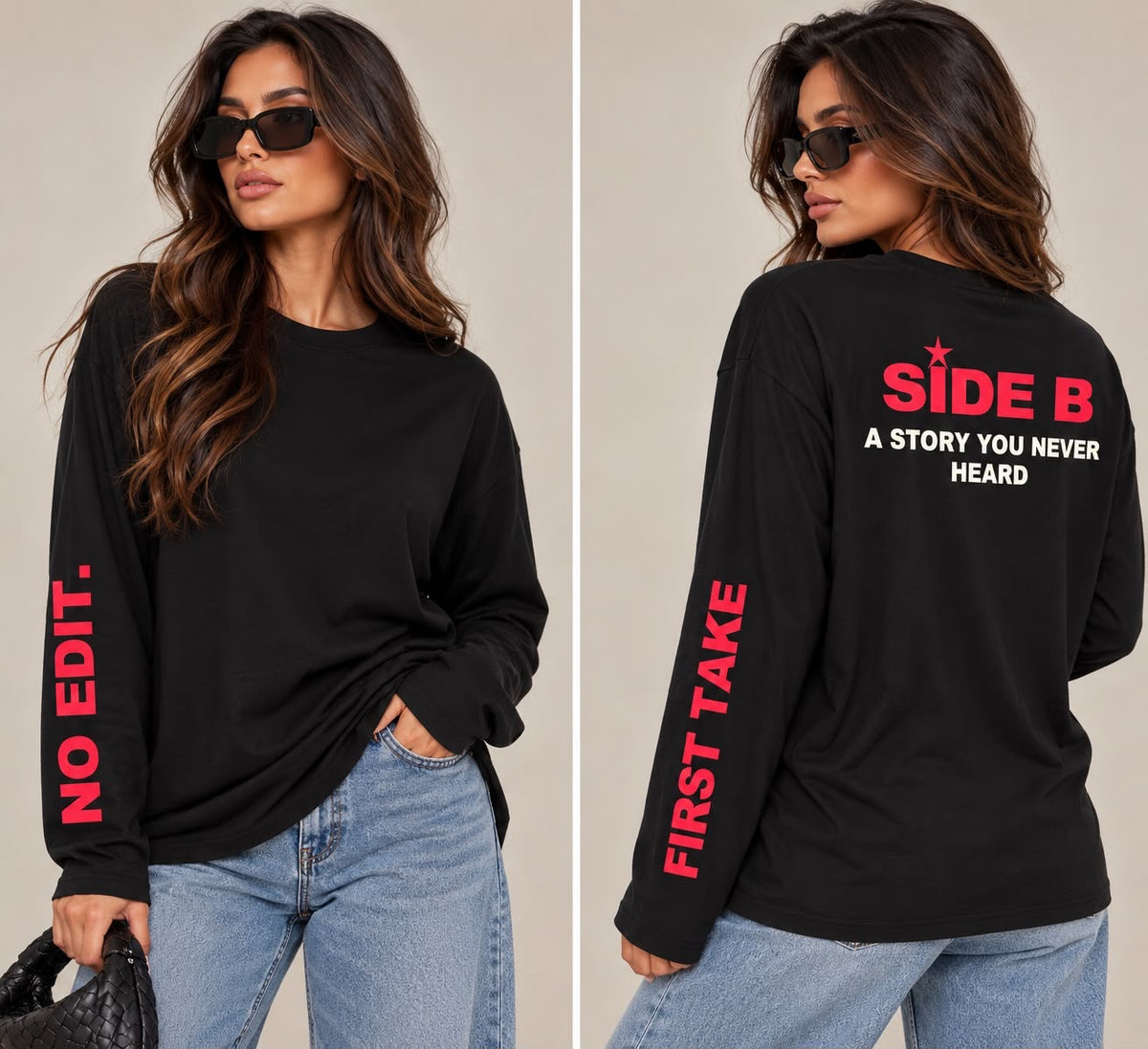 Liora longsleeve black