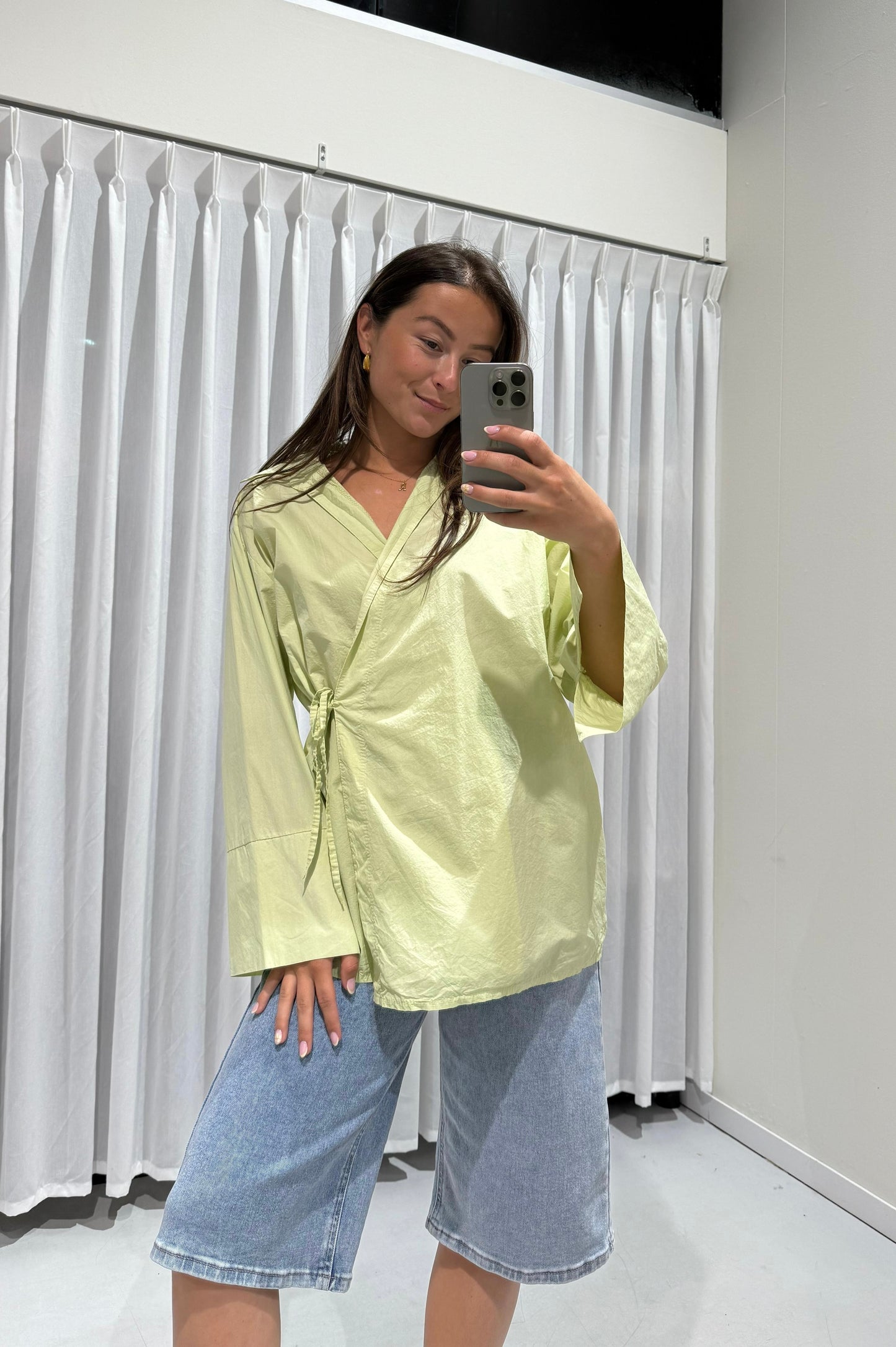 Evelyn blouse green