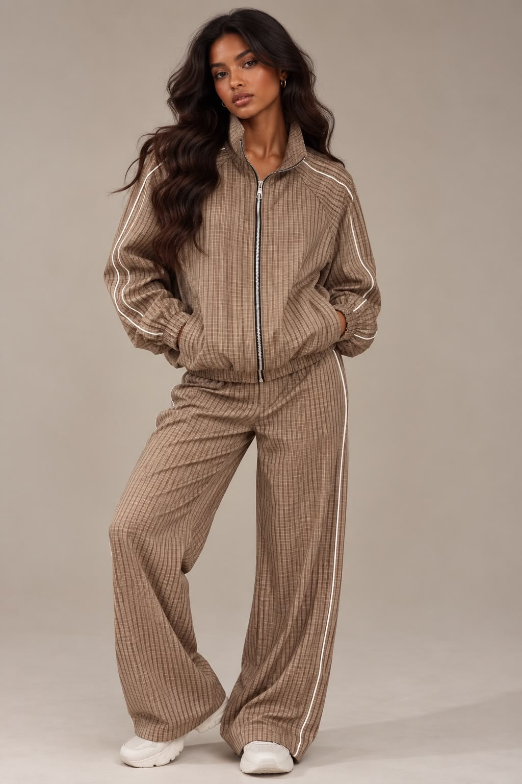 Ayla 2-piece set taupe