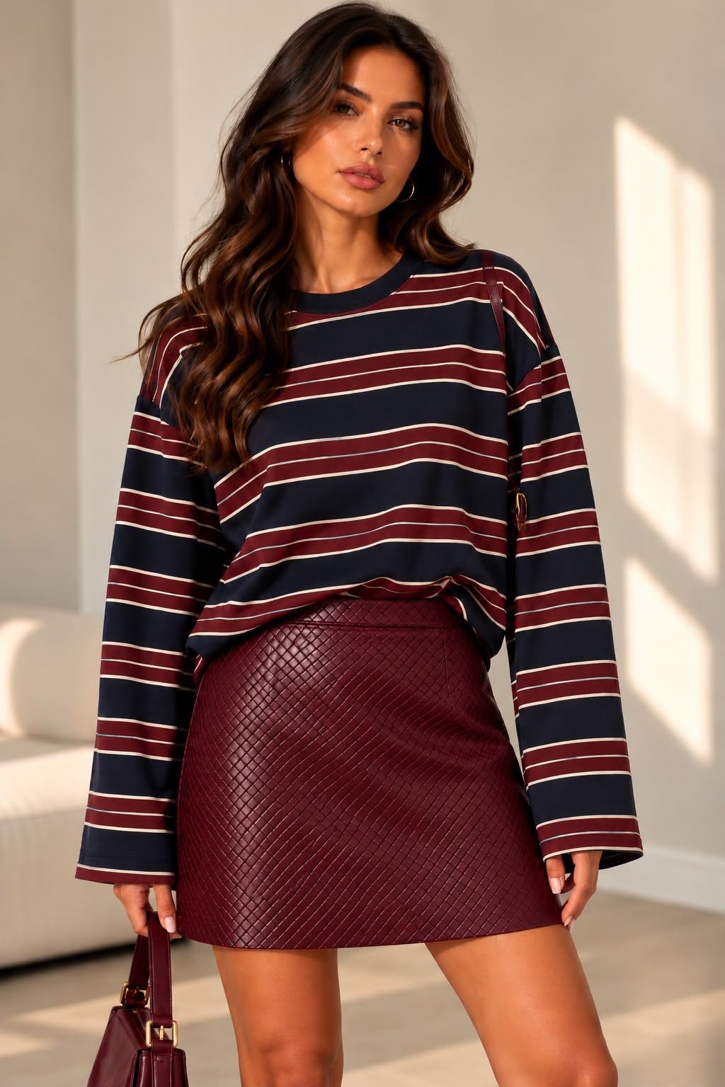 Gigi skirt burgundy