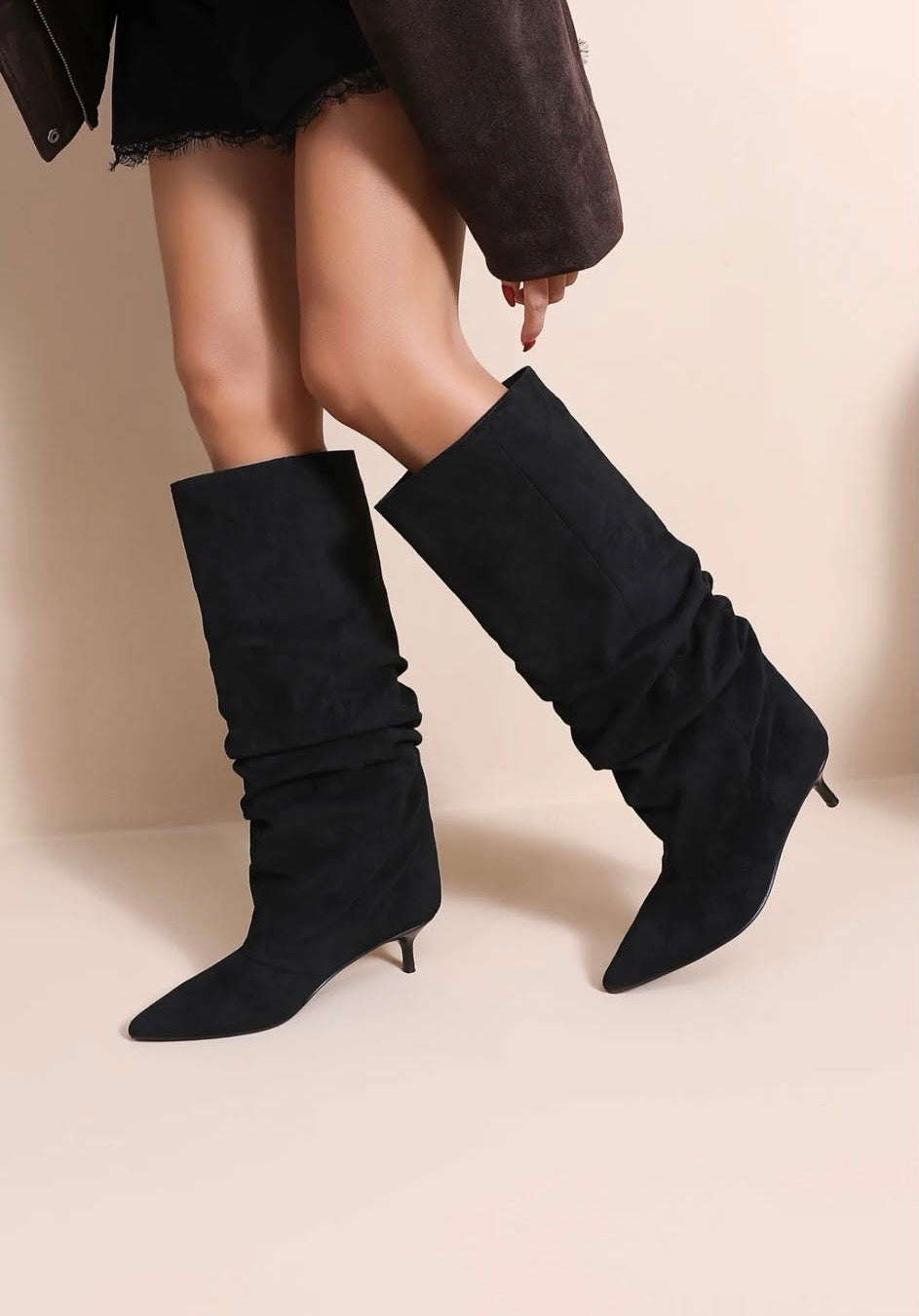 Noir muse boots black