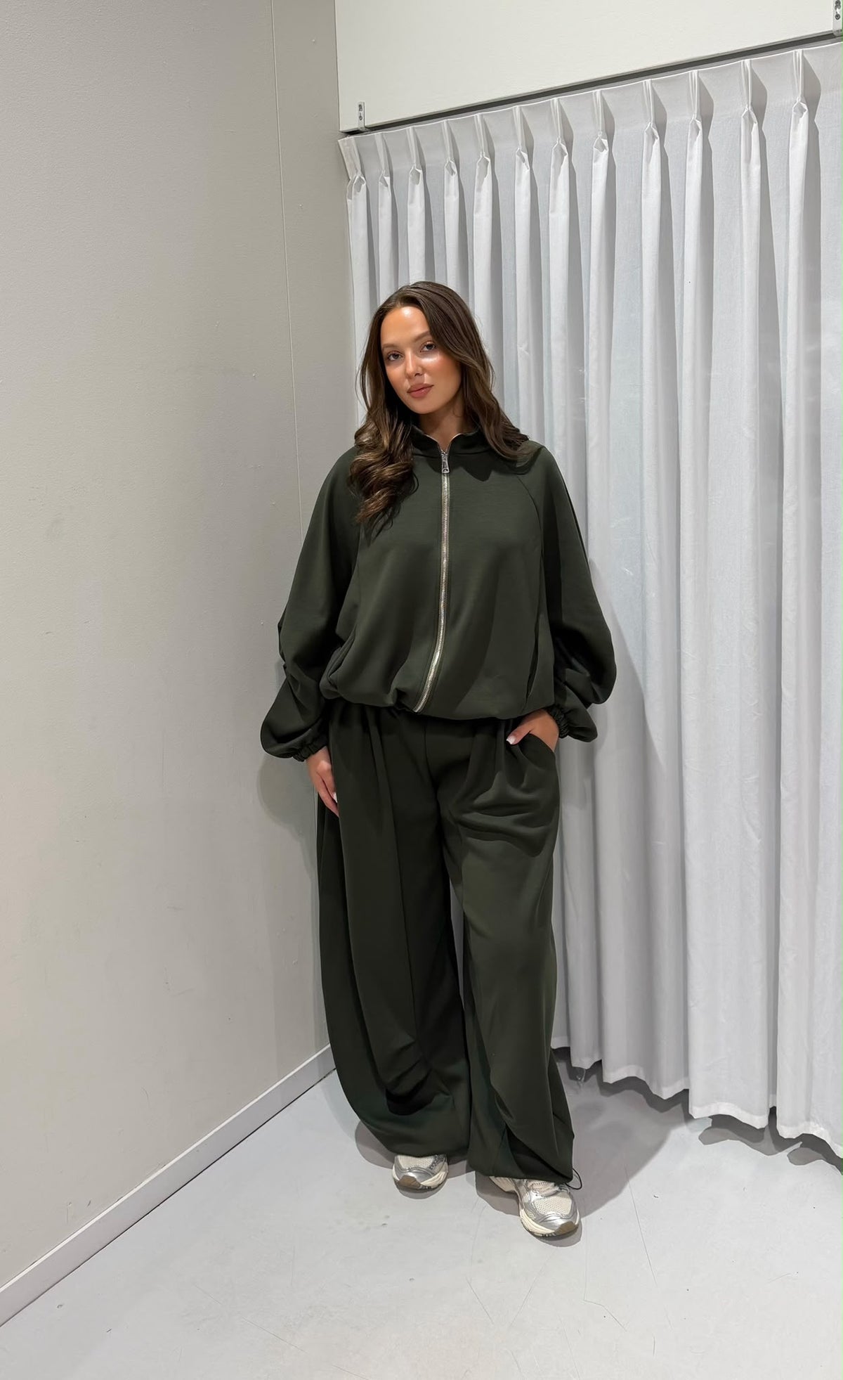 Cleo 2 piece set green