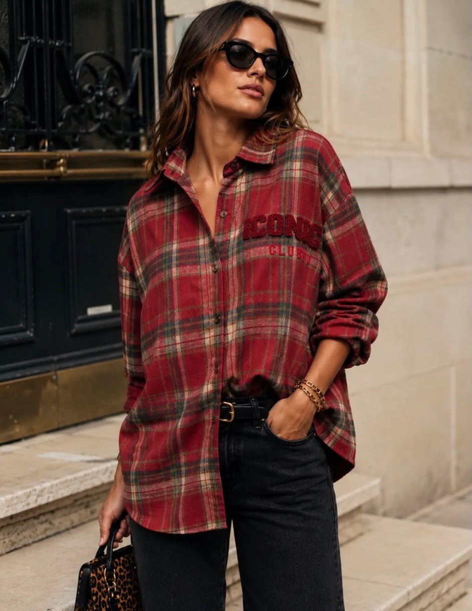 Anne blouse burgundy