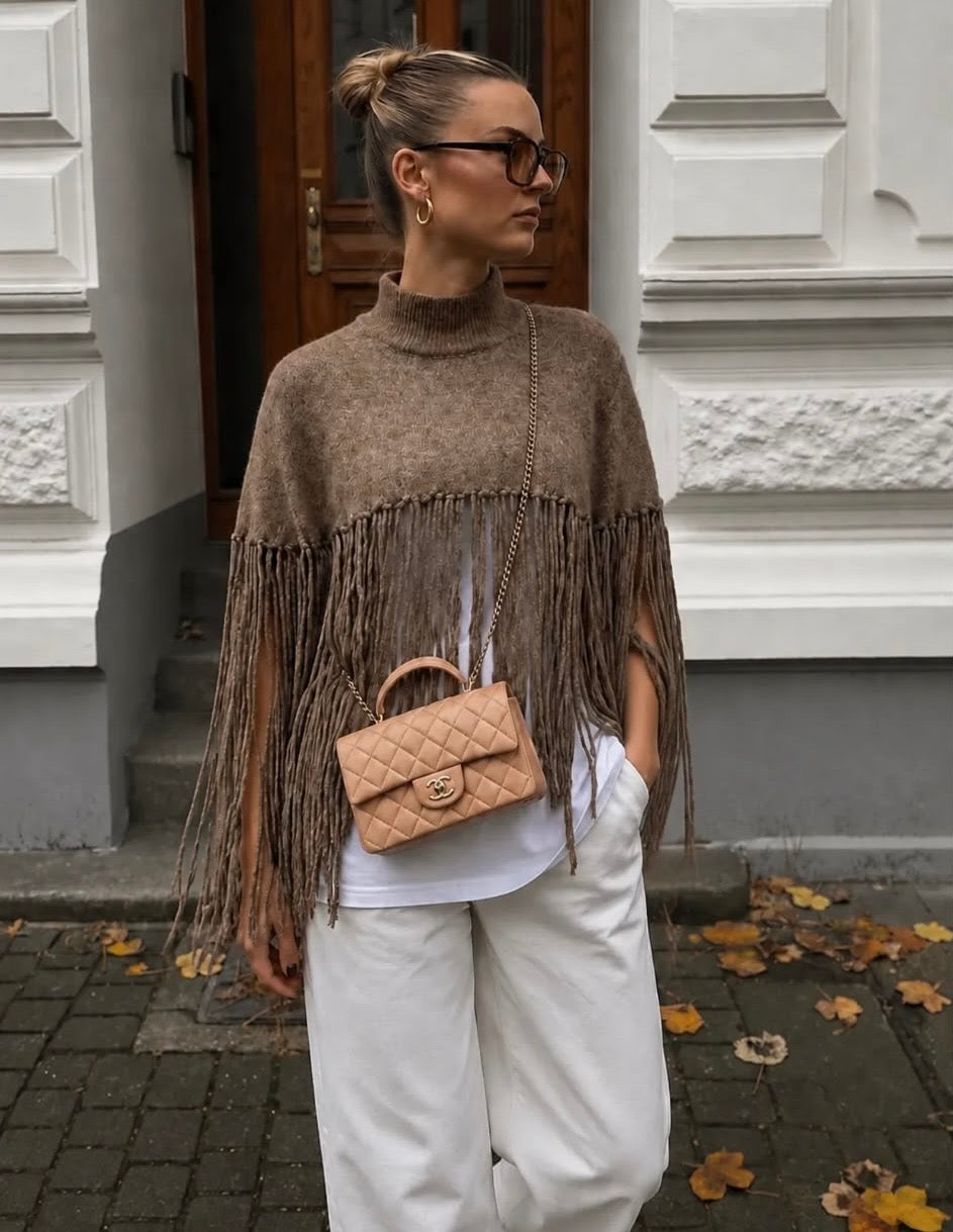 Noor trui taupe