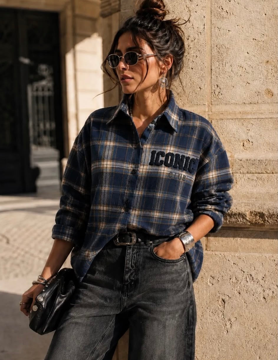 Anne blouse blue