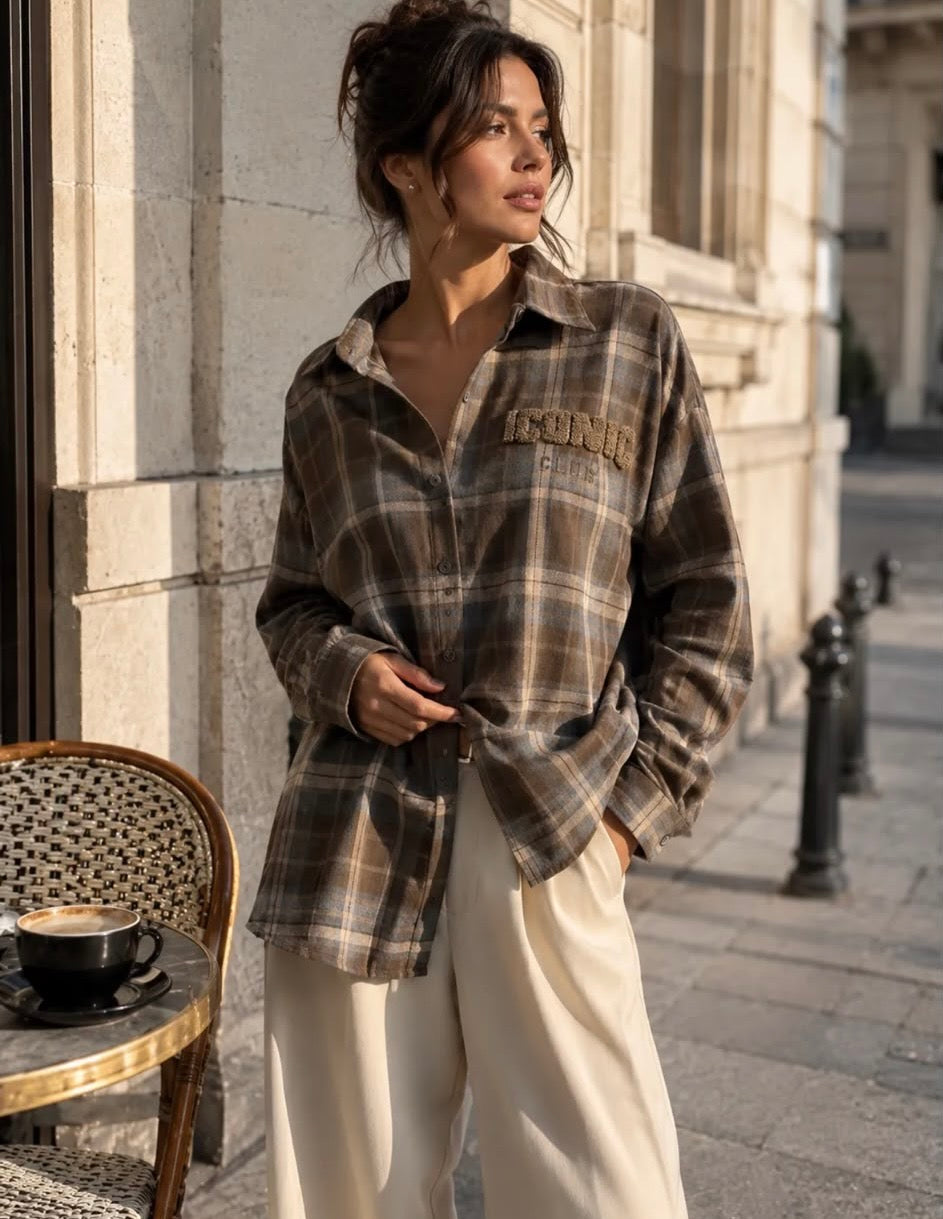 Anne blouse brown