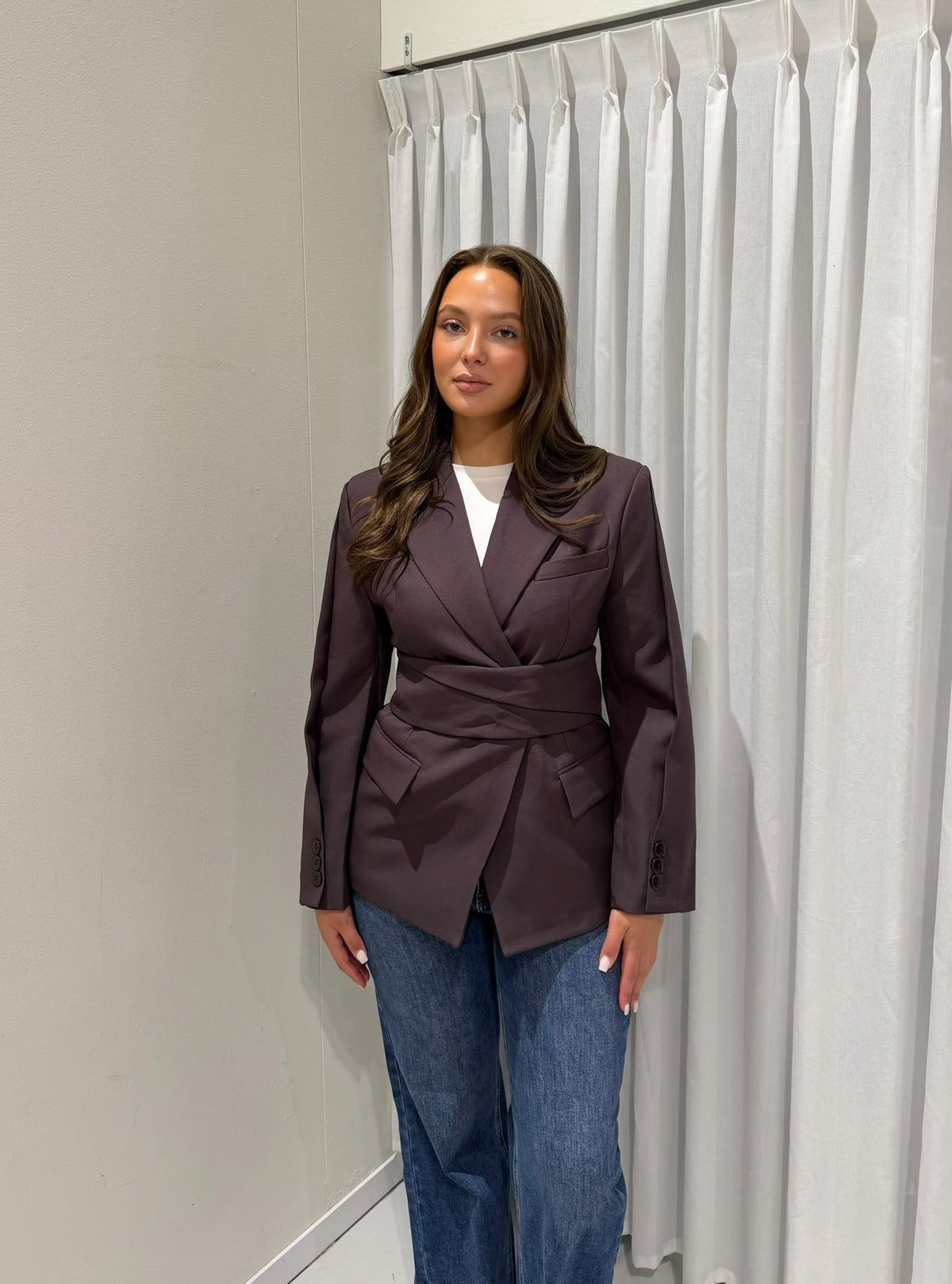 Lucia blazer plum