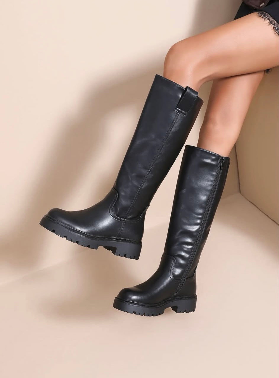 Raven tall boots black