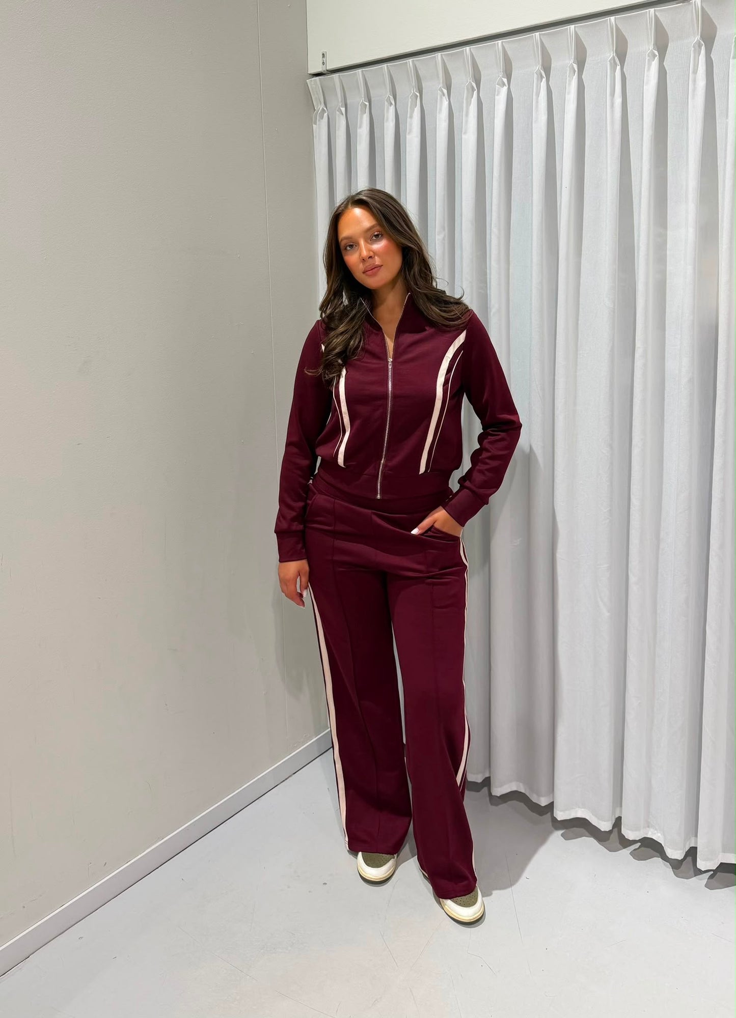 Grace 2 piece set burgundy