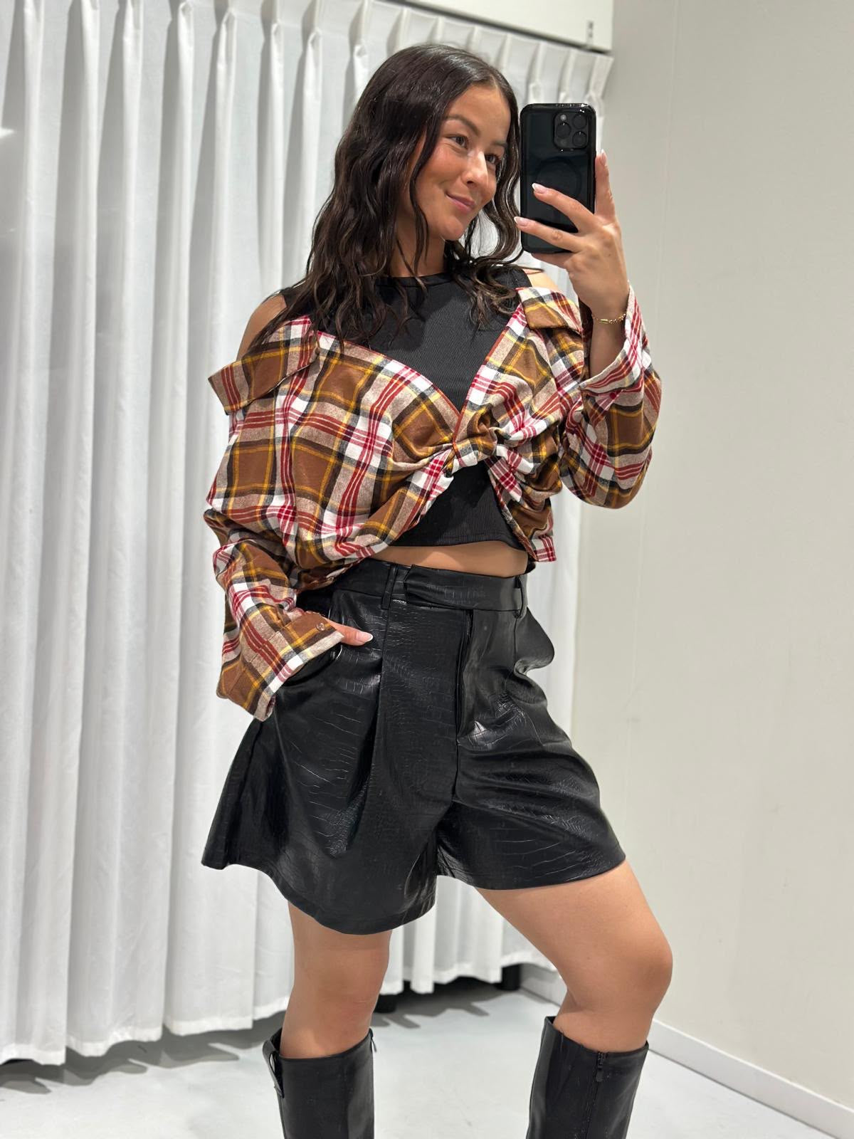 Lilou blouse brown