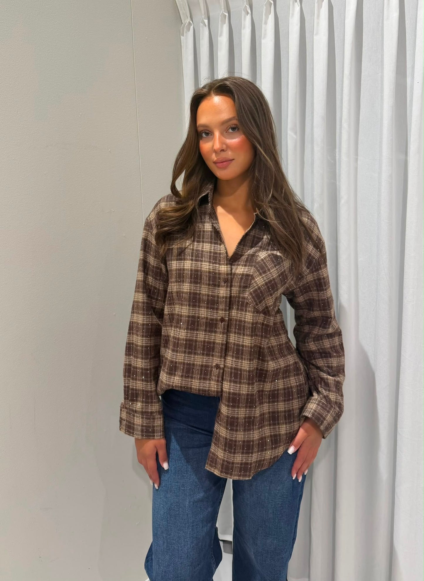 Elena blouse brown