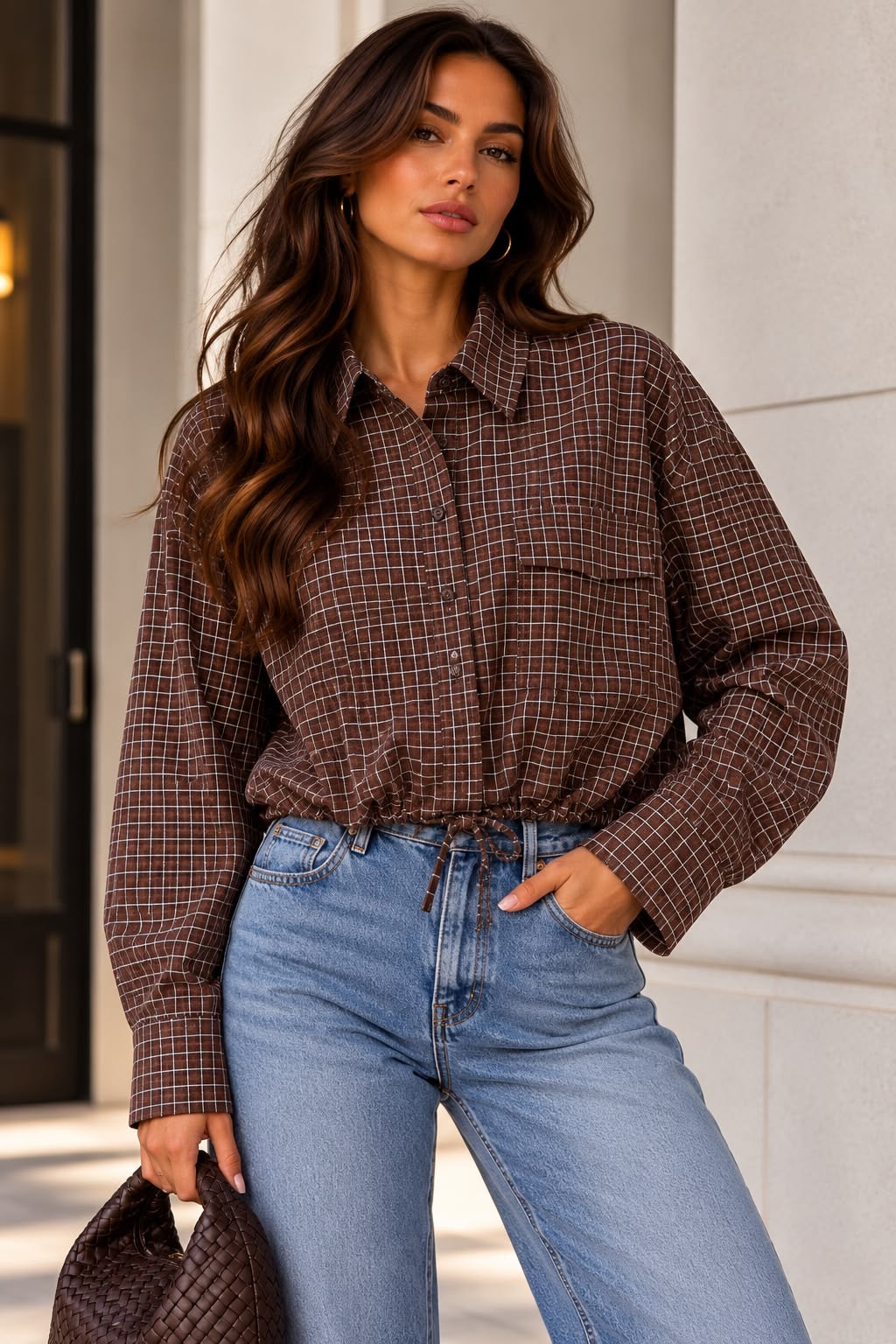 Clark blouse brown