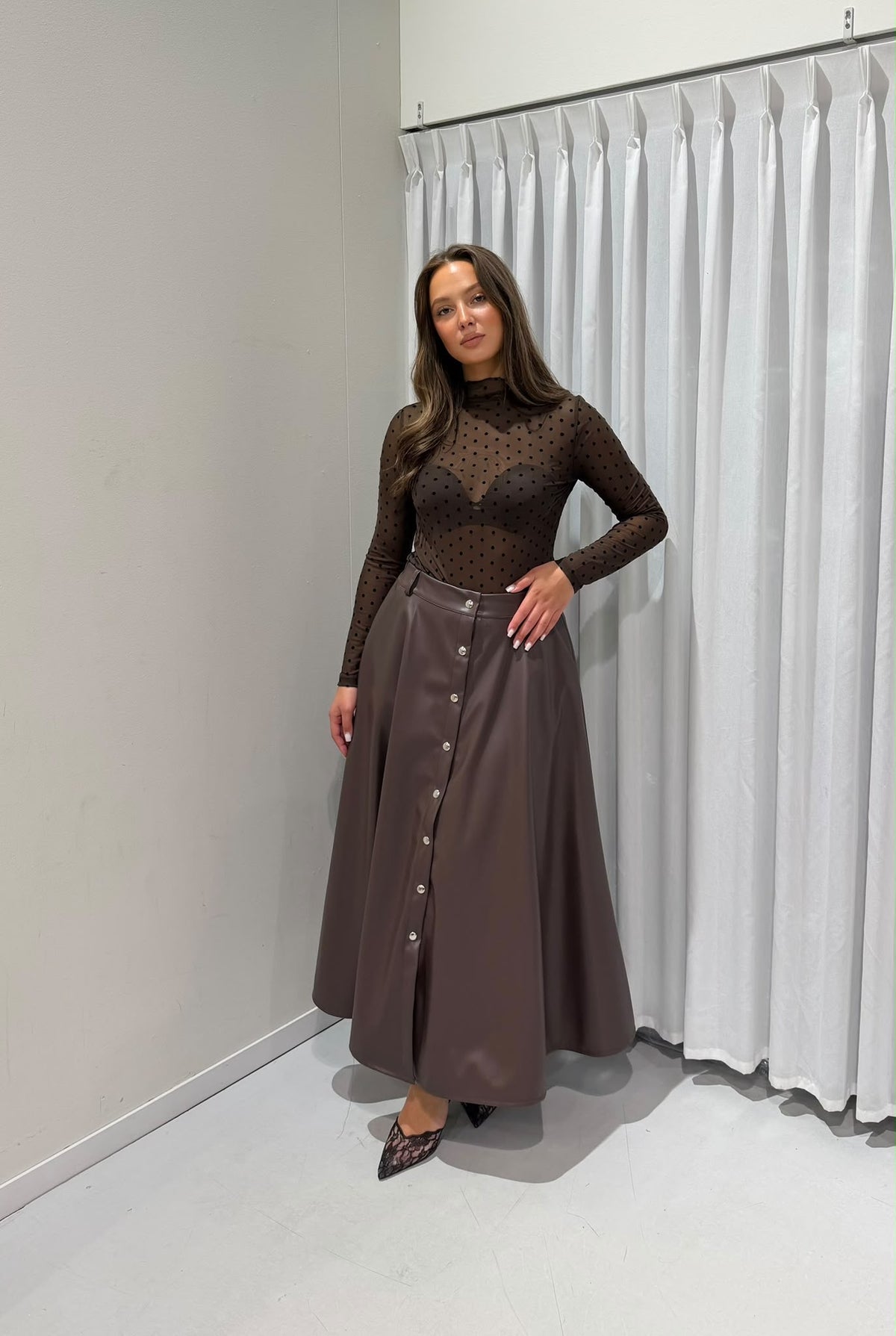 Lydia skirt brown