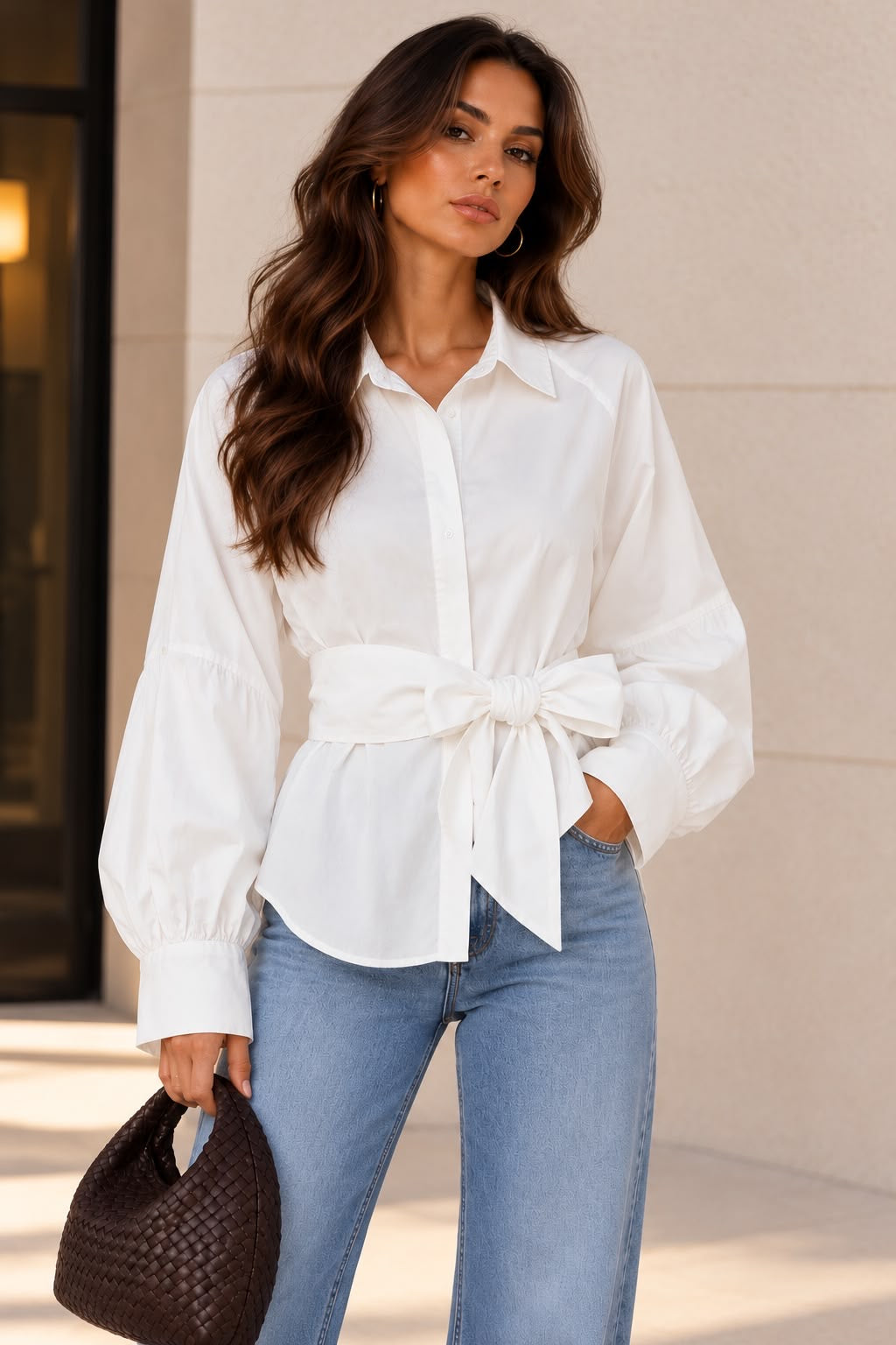 Henry blouse white