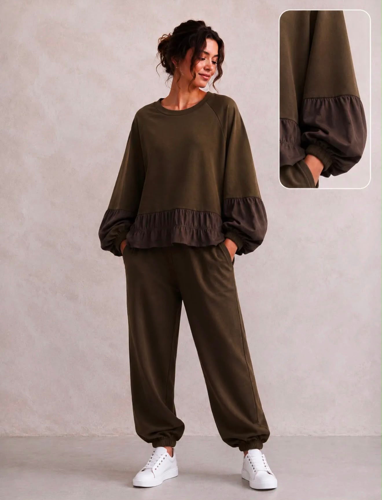 Harper 2 piece set brown
