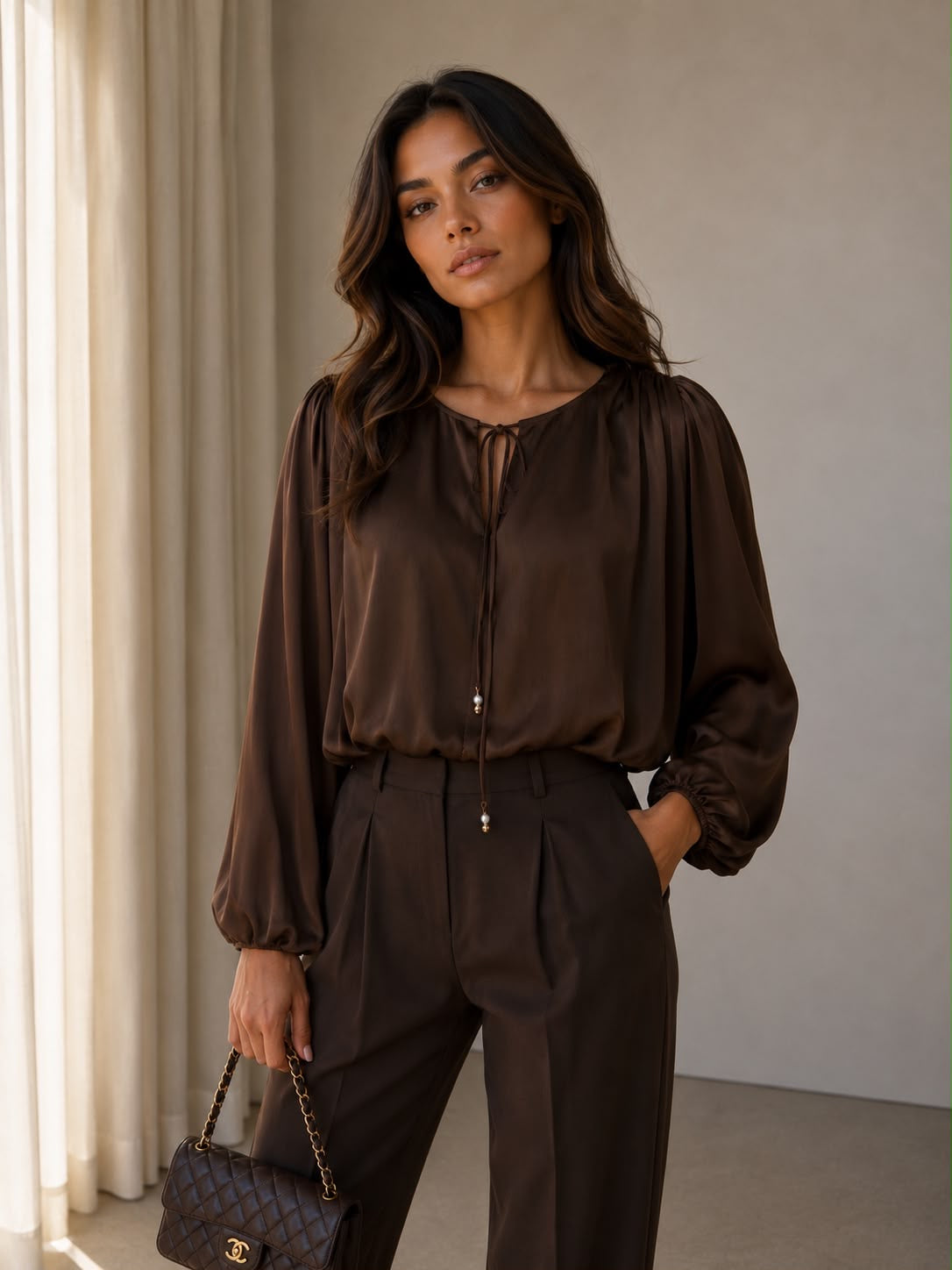 Alexa top brown