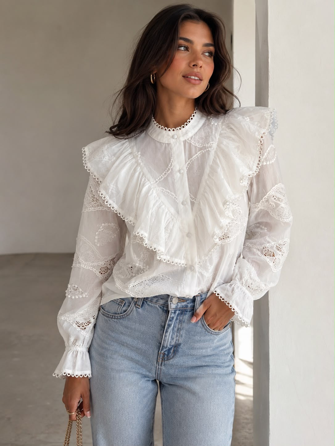 Mila top white